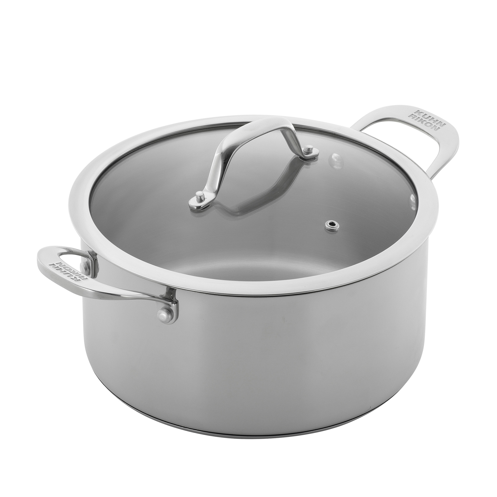 KUHN RIKON Kochtopf ALLROUND mit Glasdeckel 24 cm 5,4 Liter INDUKTION