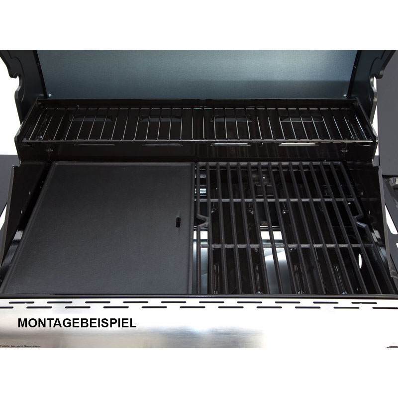 ALLGRILL cast iron grill plate / plancha for gas barbecue FESTIVAL