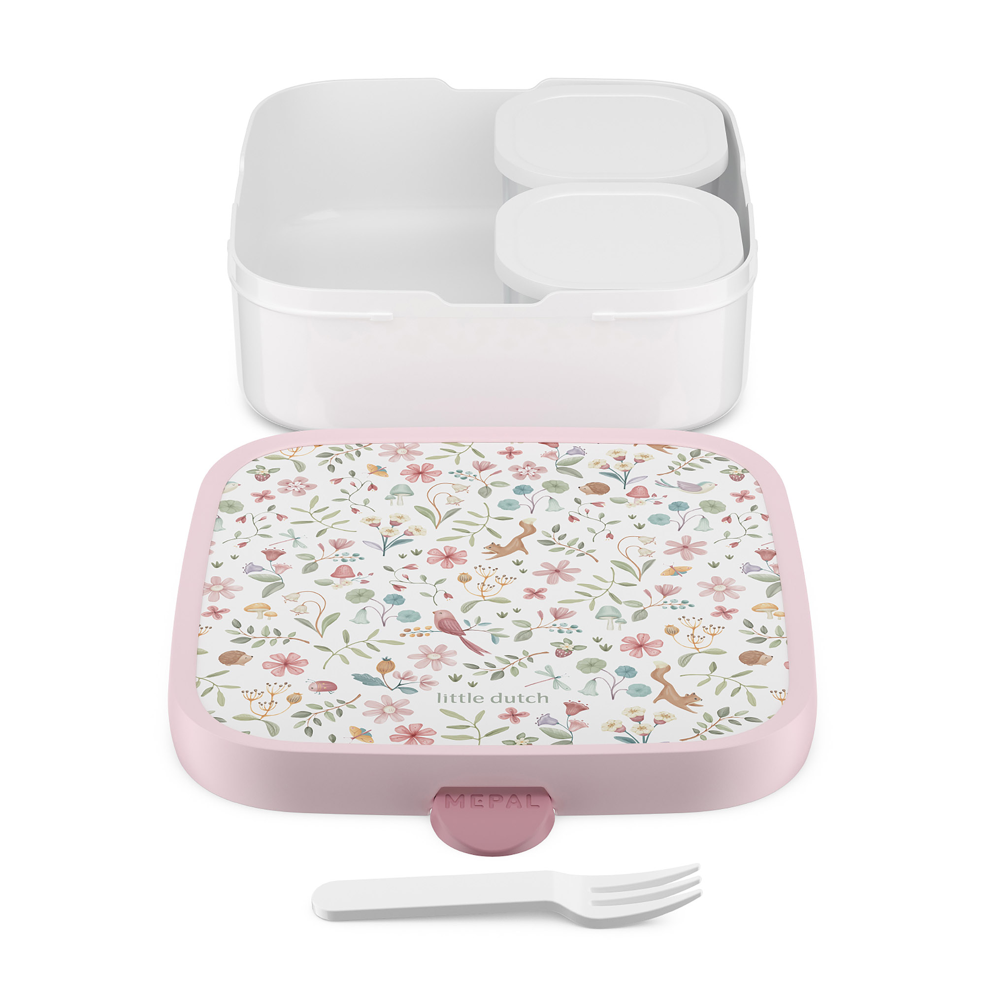 MEPAL Brotdose CAMPUS groß 1,3 Liter 2 Bento-Einsätze LITTLE DUTCH Fairy Wonders