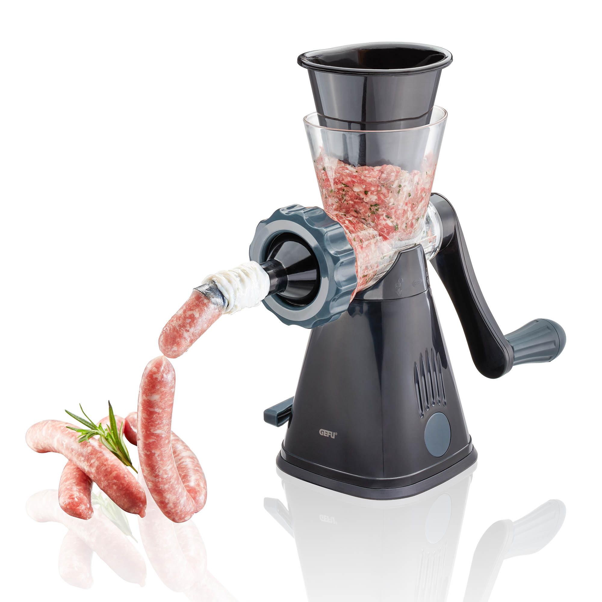 GEFU Fleischwolf METO mit Spritzgebäckvorsatz