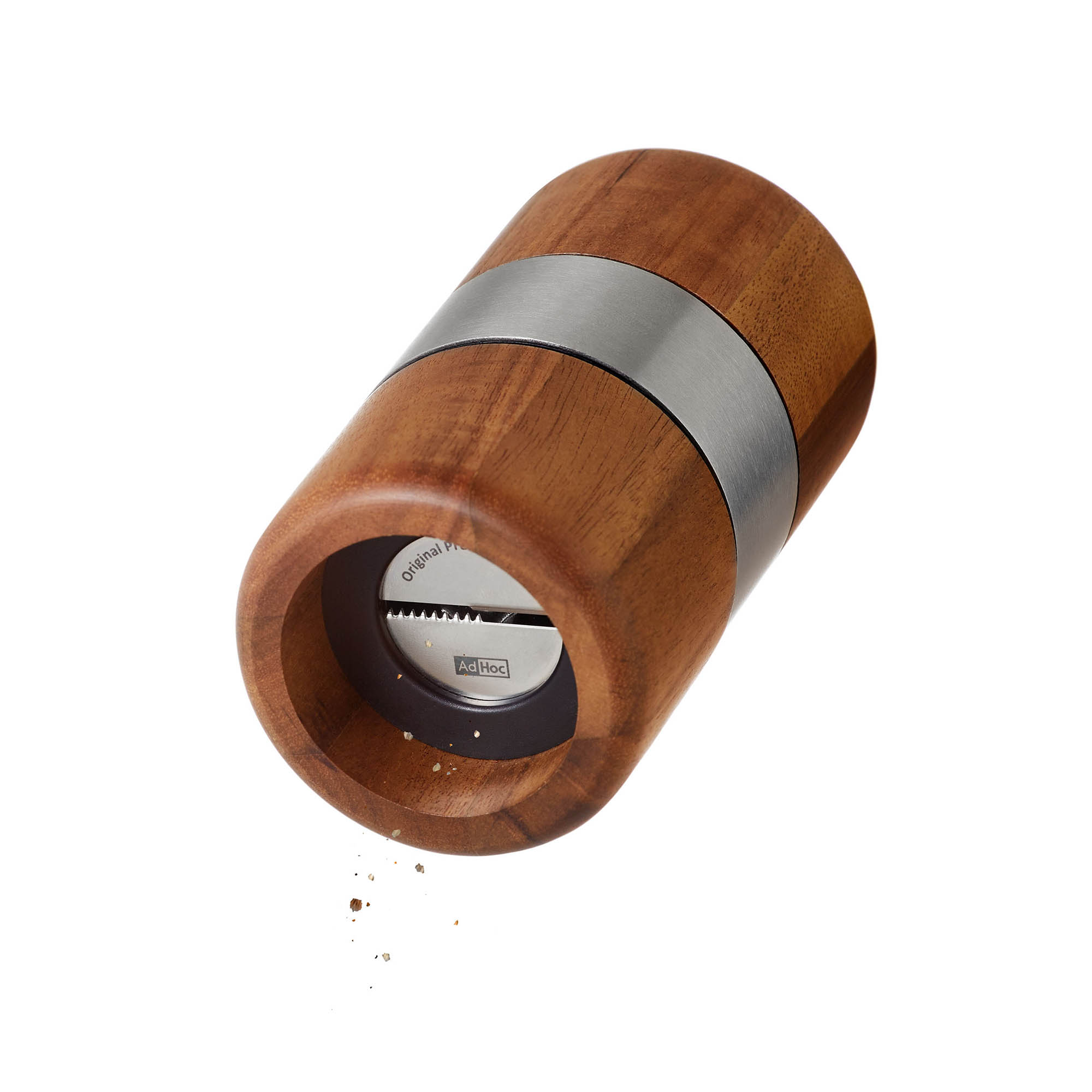 AdHoc Muskatmühle MUSKATO Akazienholz / Edelstahl 11,3 cm