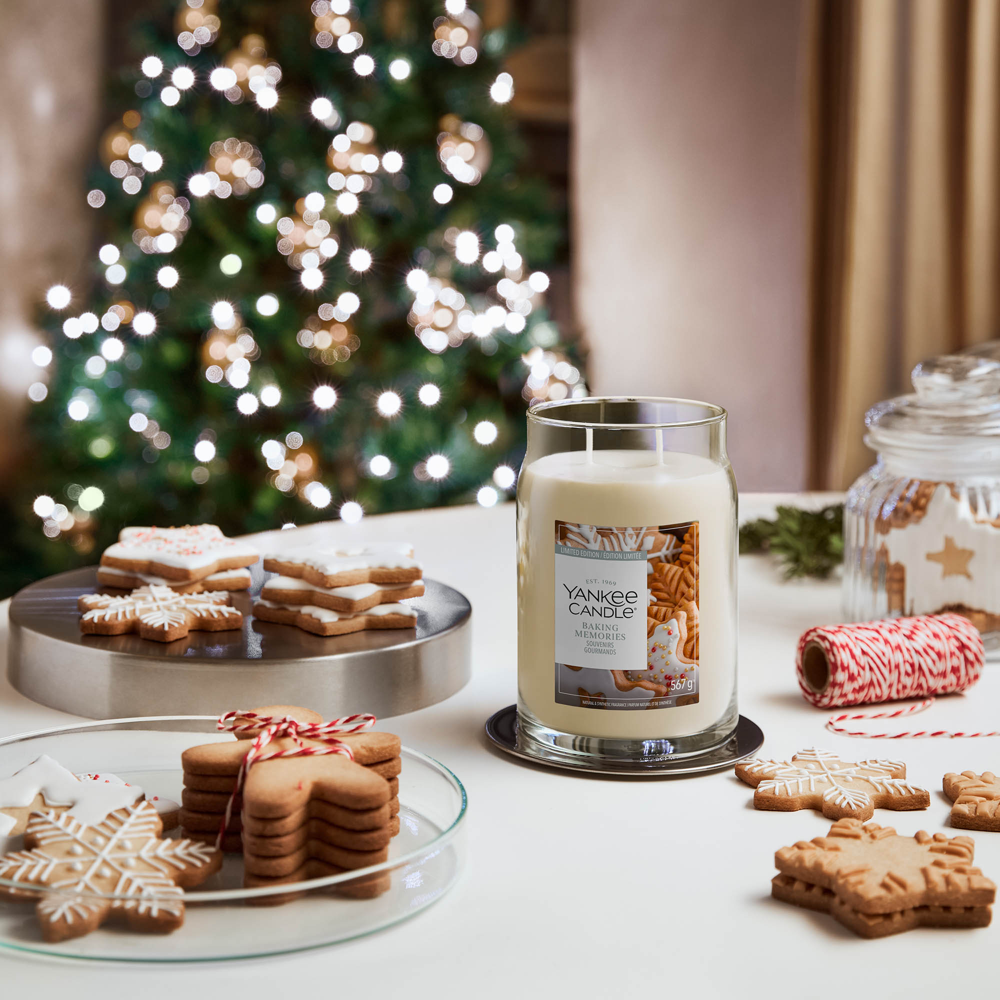 YANKEE CANDLE Große Signature Kerze BAKING MEMORIES 567 g Duftkerze