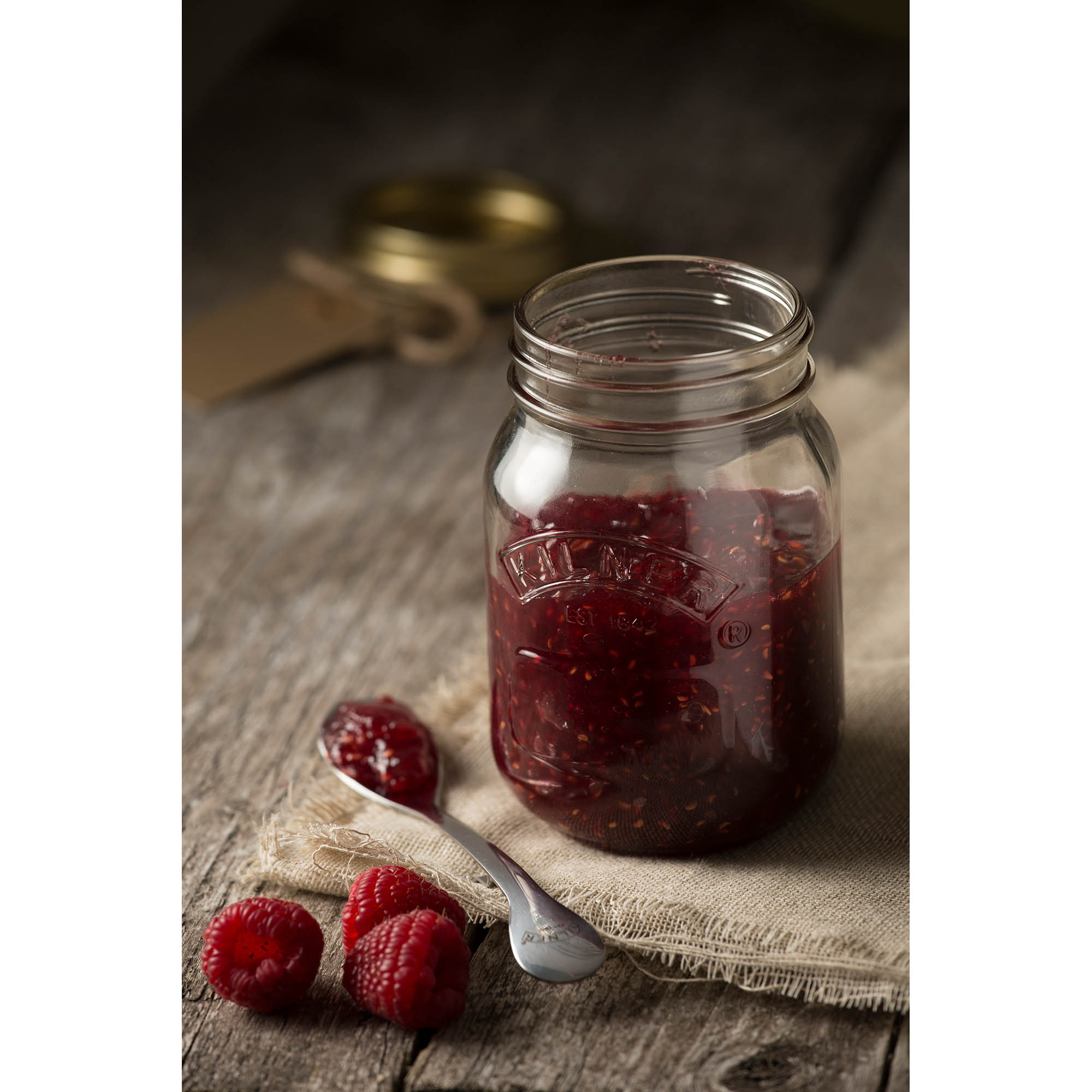 KILNER preserving jar with screw lid 0.5 litre storage jar