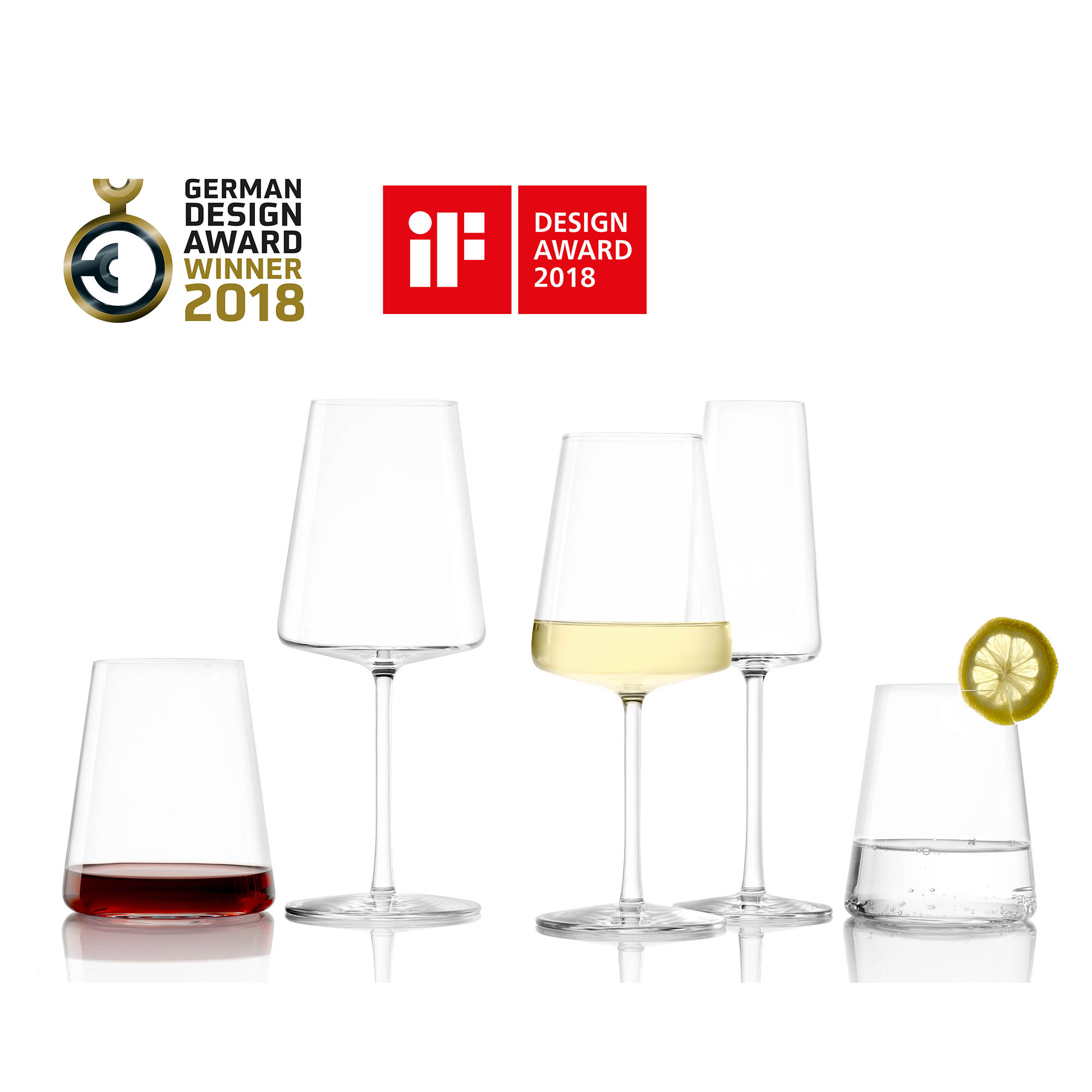 STÖLZLE LAUSITZ POWER series Champagne glass 6 pieces calibrated 0.1 l fill line