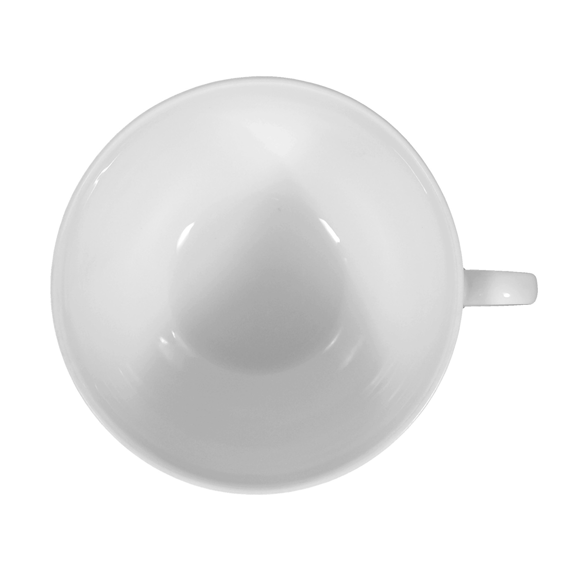 Seltmann Weiden RONDO/LIANE weiß 007 Milchkaffeeobertasse 0,35 Liter 6 Stück
