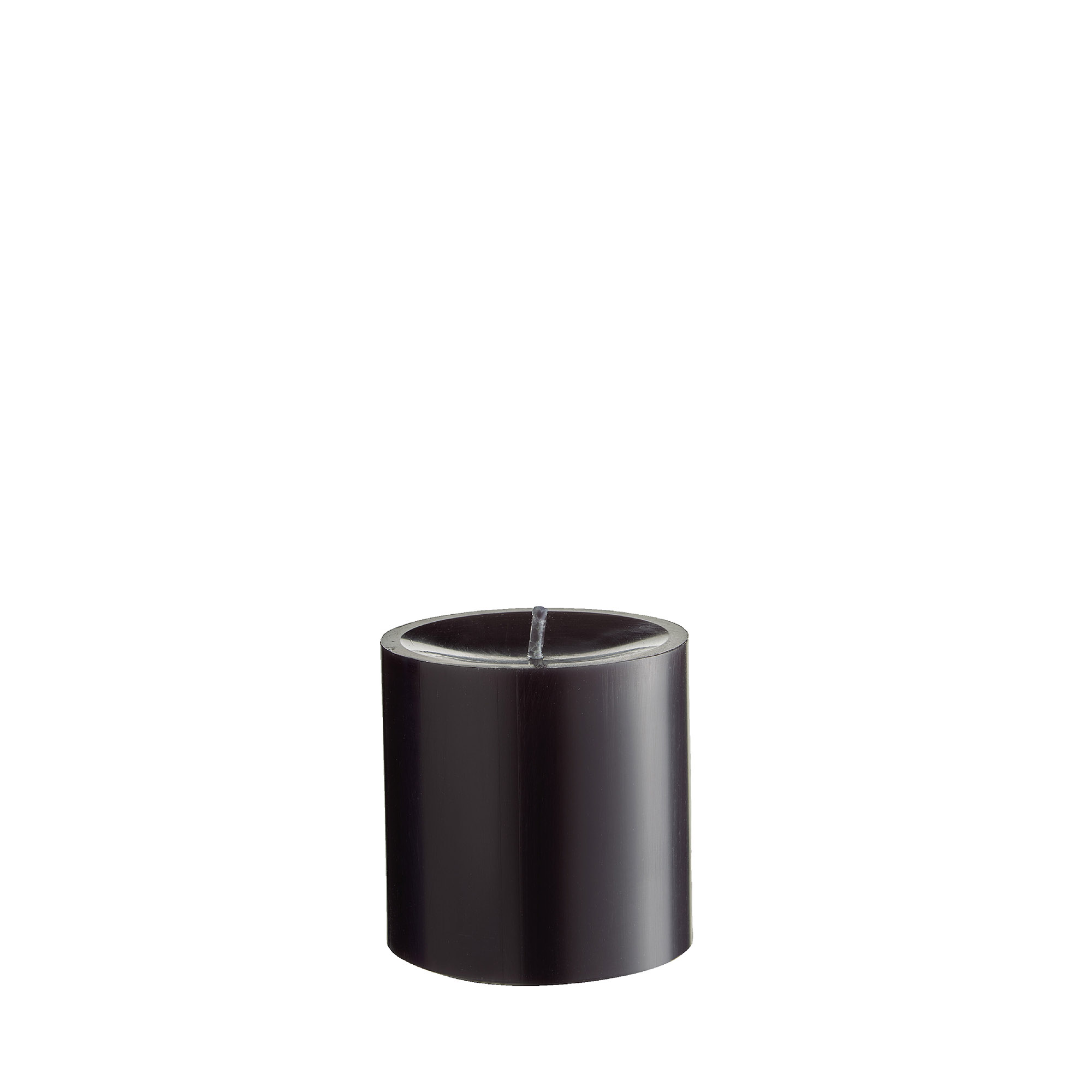 ENGELS KERZEN Stumpenkerze ORIGINAL STUMPENKERZE 8 cm schwarz