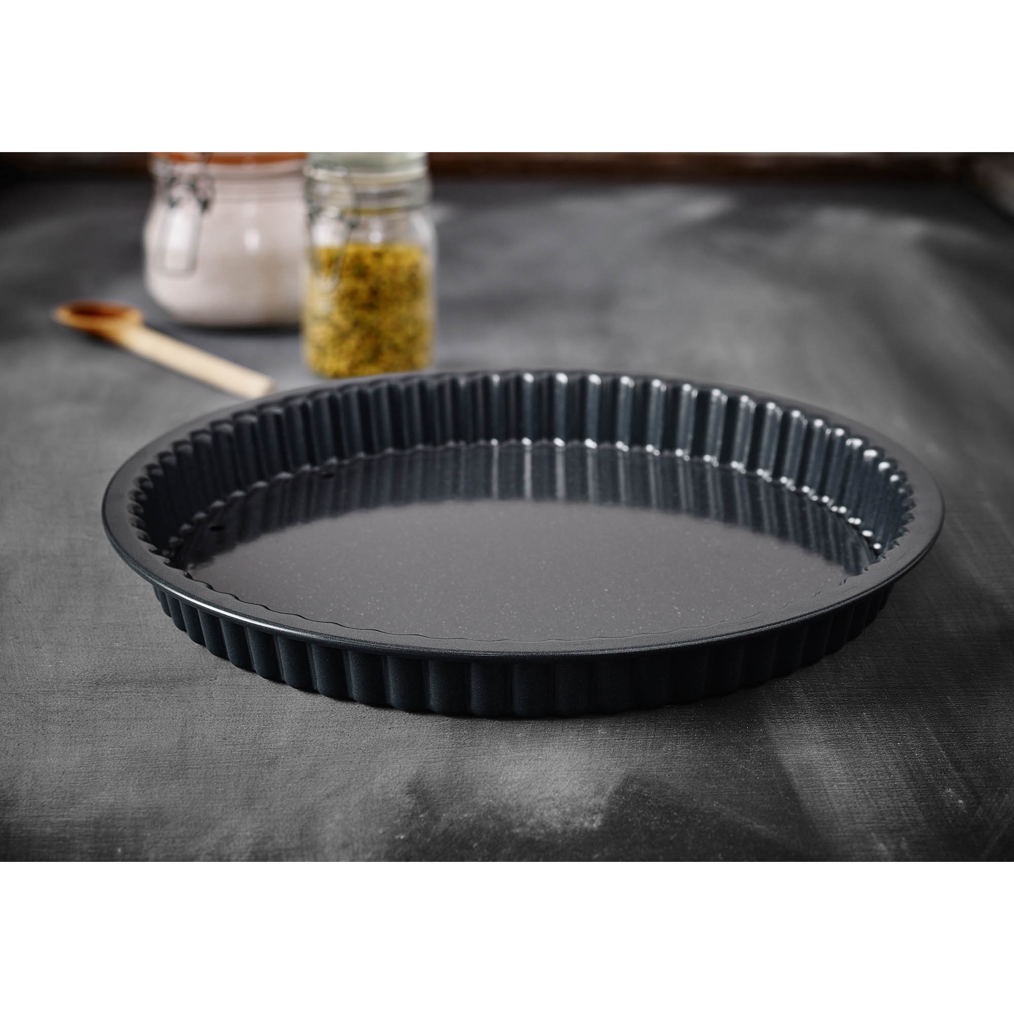 BIRKMANN Tarteform 28 cm mit losem Emaille-Boden PREMIUM BAKING
