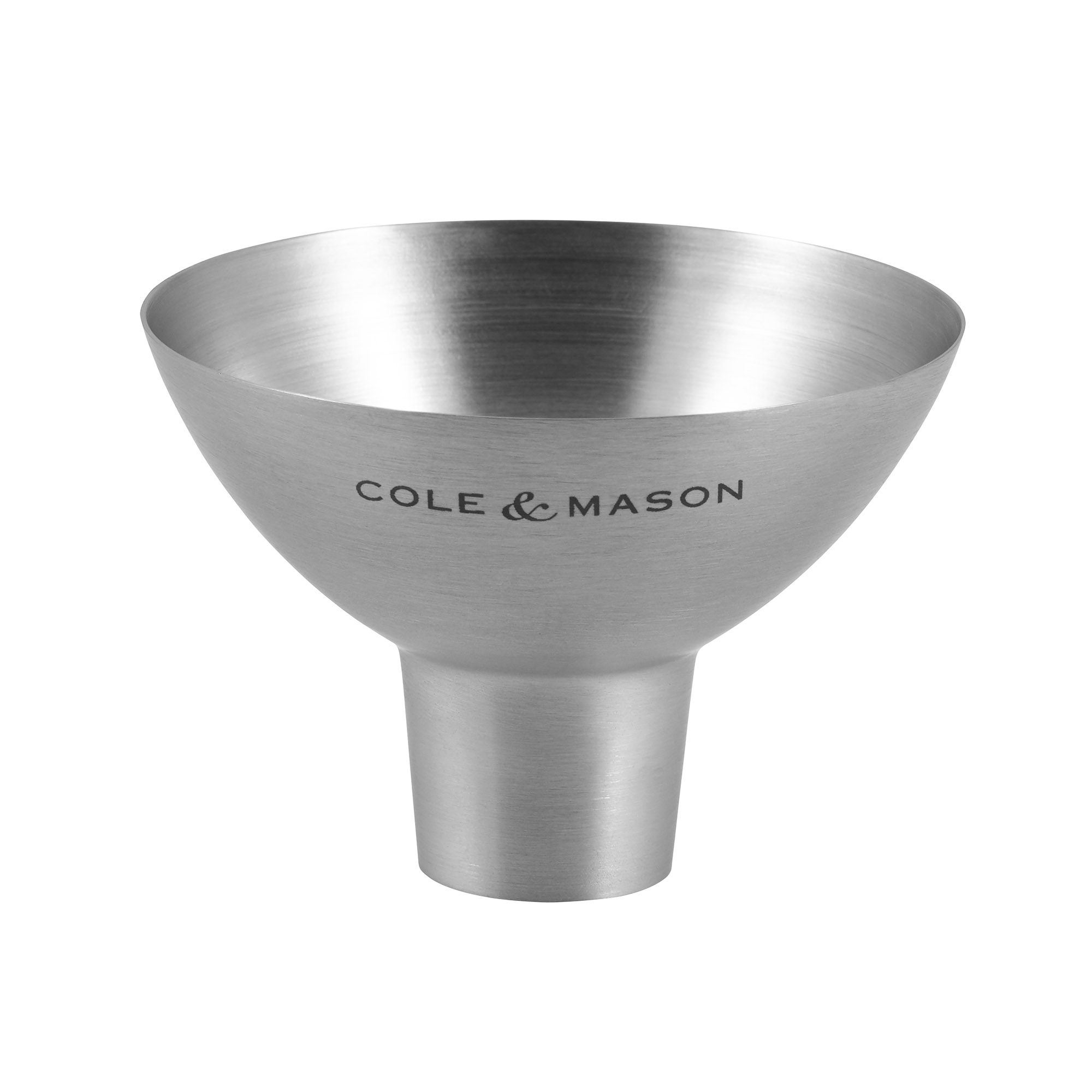 COLE & MASON Edelstahltrichter DOVER Einfülltrichter für Gewürzmühlen
