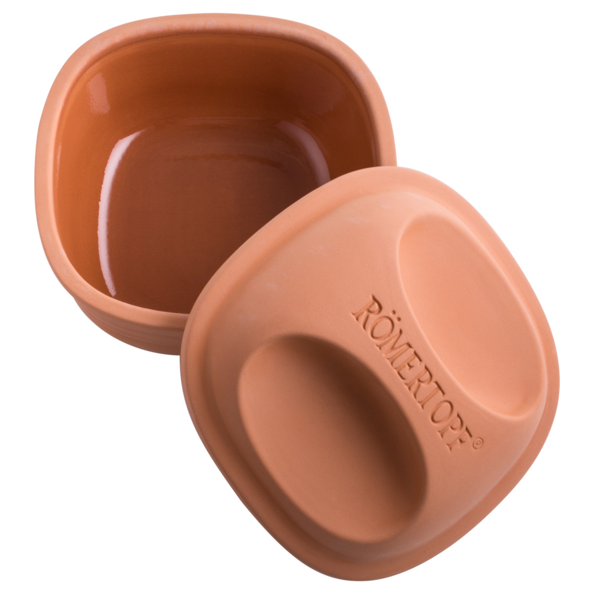 RÖMERTOPF Bräter multifunktioneller Bräter für 2-4 Personen QUADRATISCH