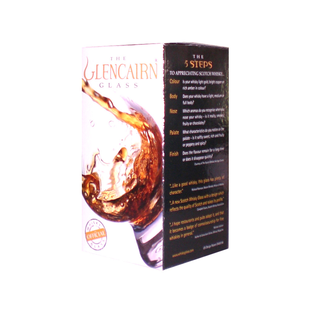 GLENCAIRN Whisky glass Nosing glass THE GLENCAIRN GLASS Capacity 190 ml Whisky Tasting