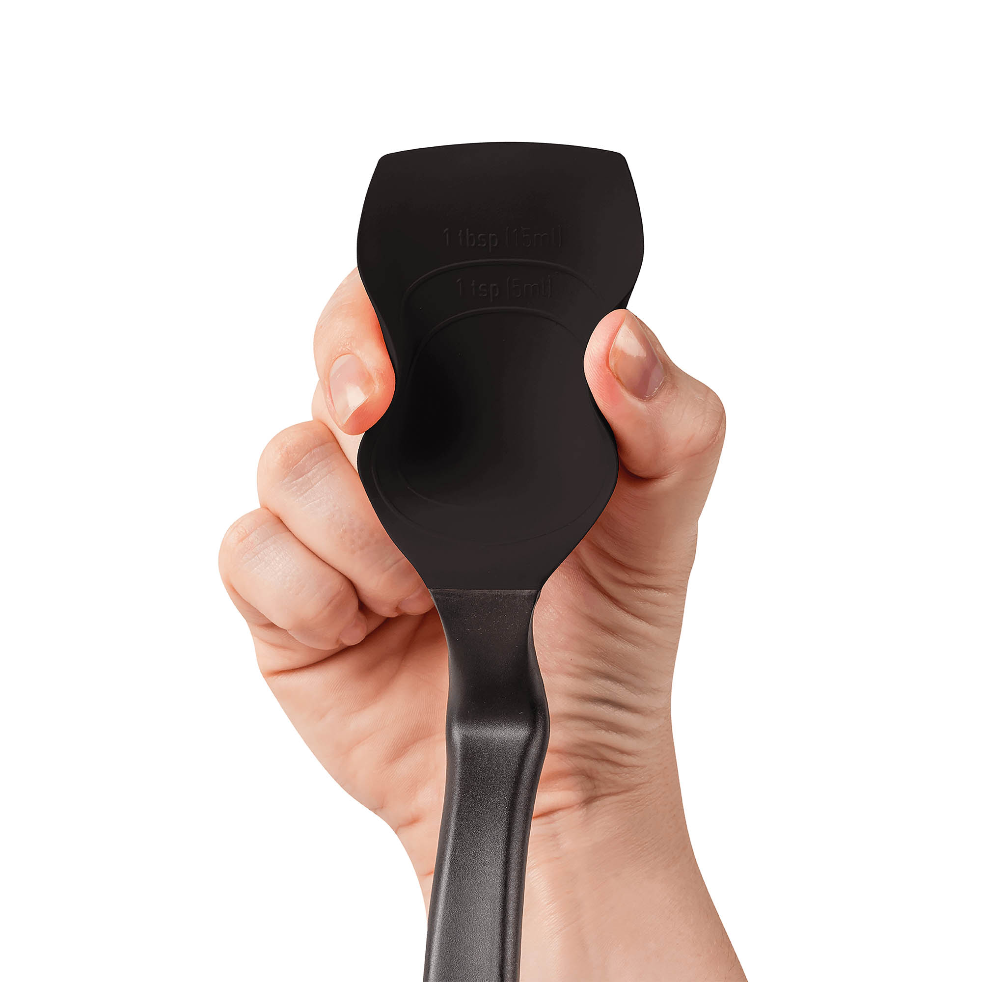 DREAMFARM scoop measuring spoon dough scraper SUPOON black