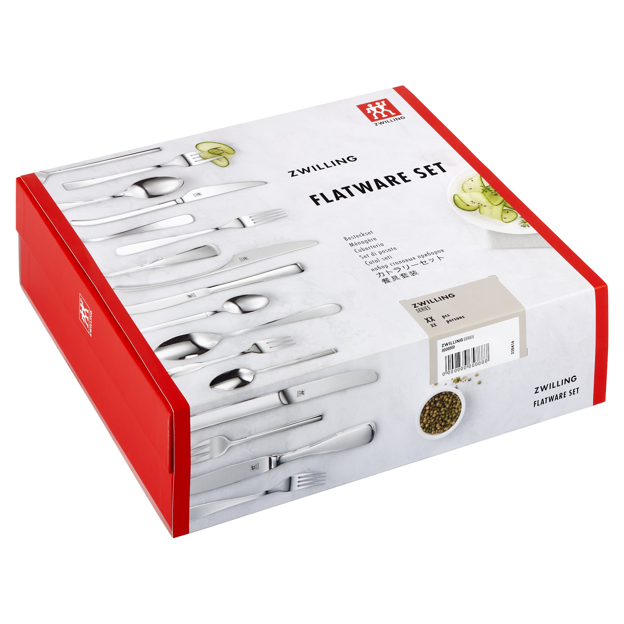 ZWILLING Besteck MINIMALE 30 teilig Edelstahl matt - Besteckkarton