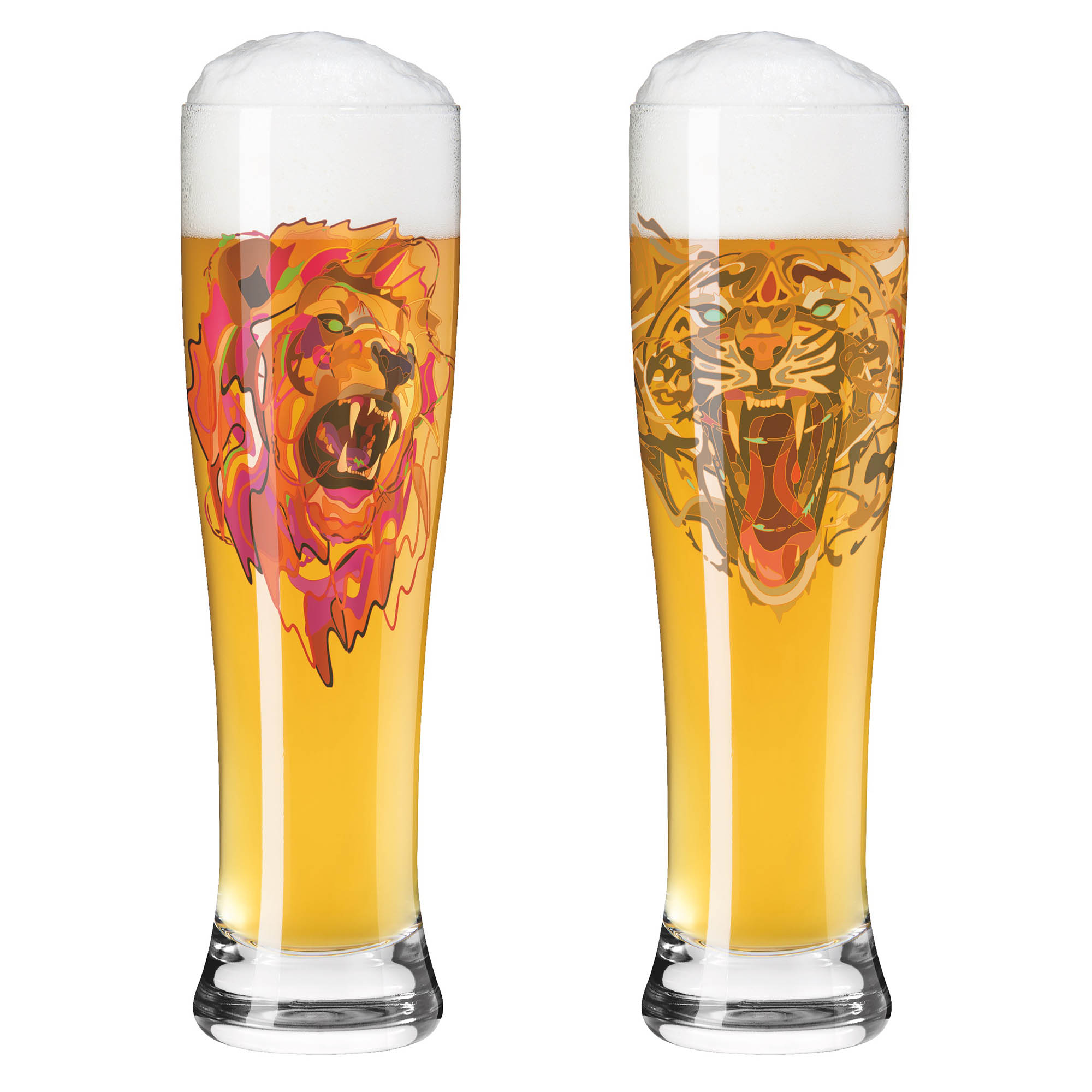 RITZENHOFF Weizenbierglas Weißbierglas BRAUCHZEIT #21 / #22 Set 2 Stück à 646 ml