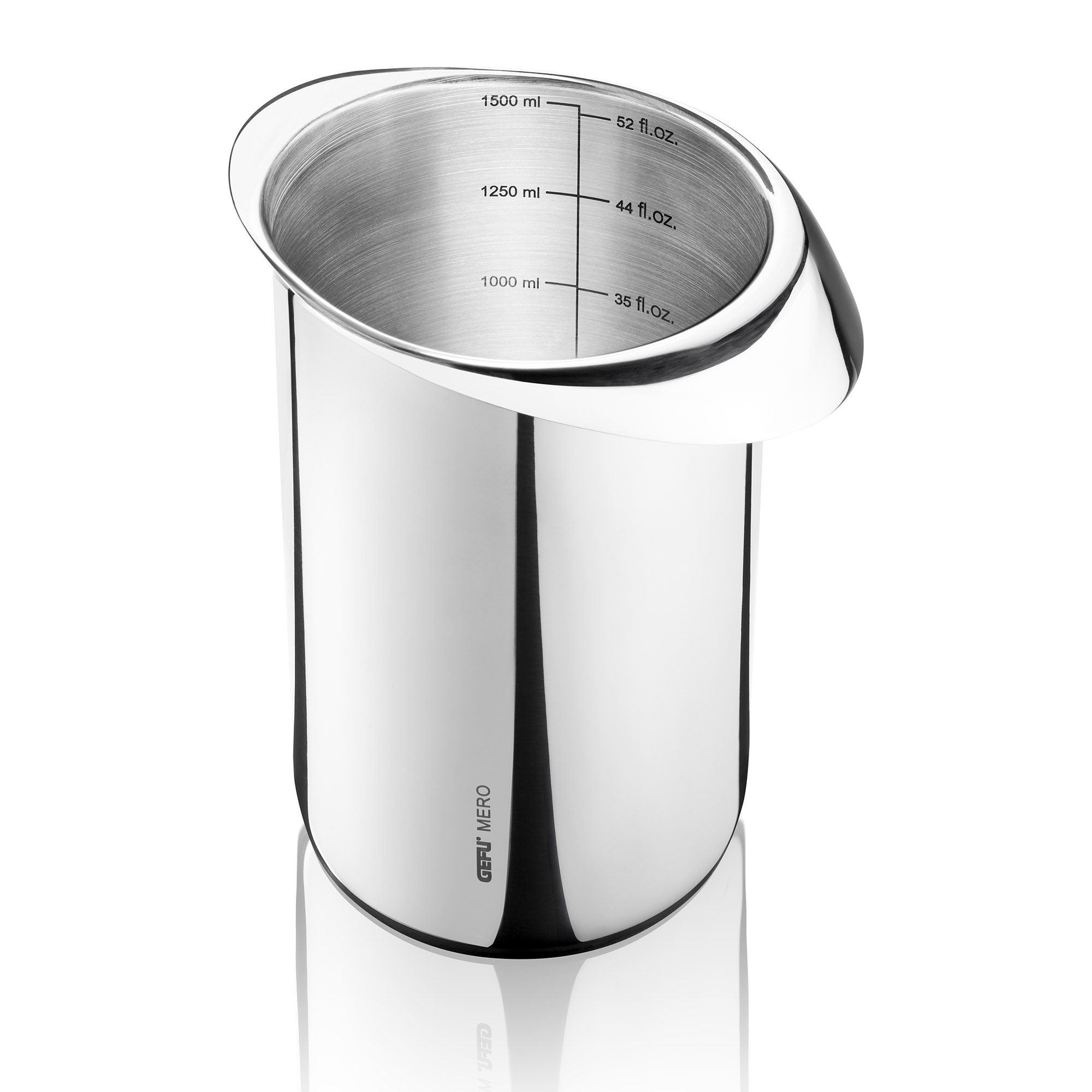 GEFU Rührbecher Rührschüssel MERO Edelstahl 1,5 Liter