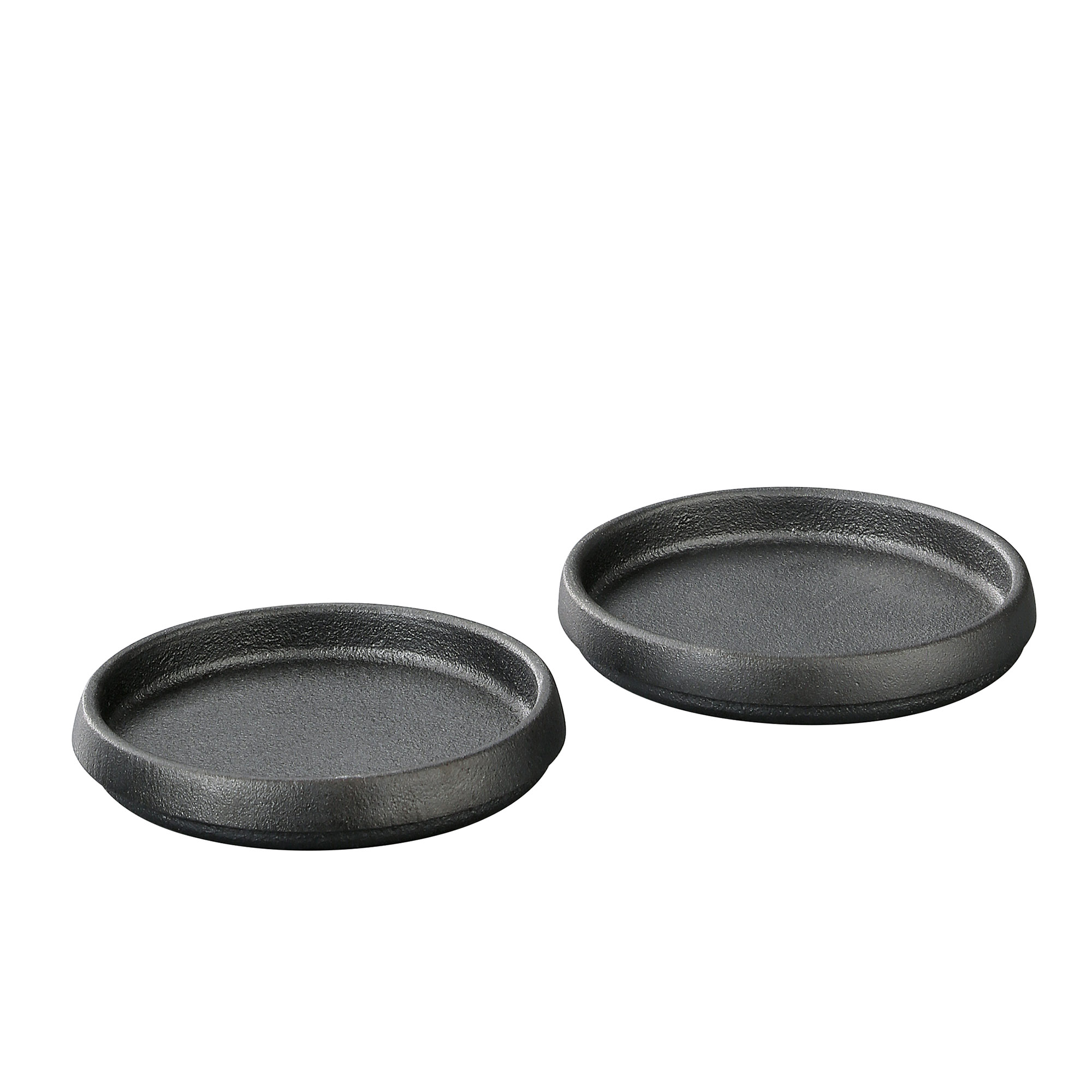 ZASSENHAUS Mühlenuntersetzer aus Gusseisen emailliert für 2 Mühlen