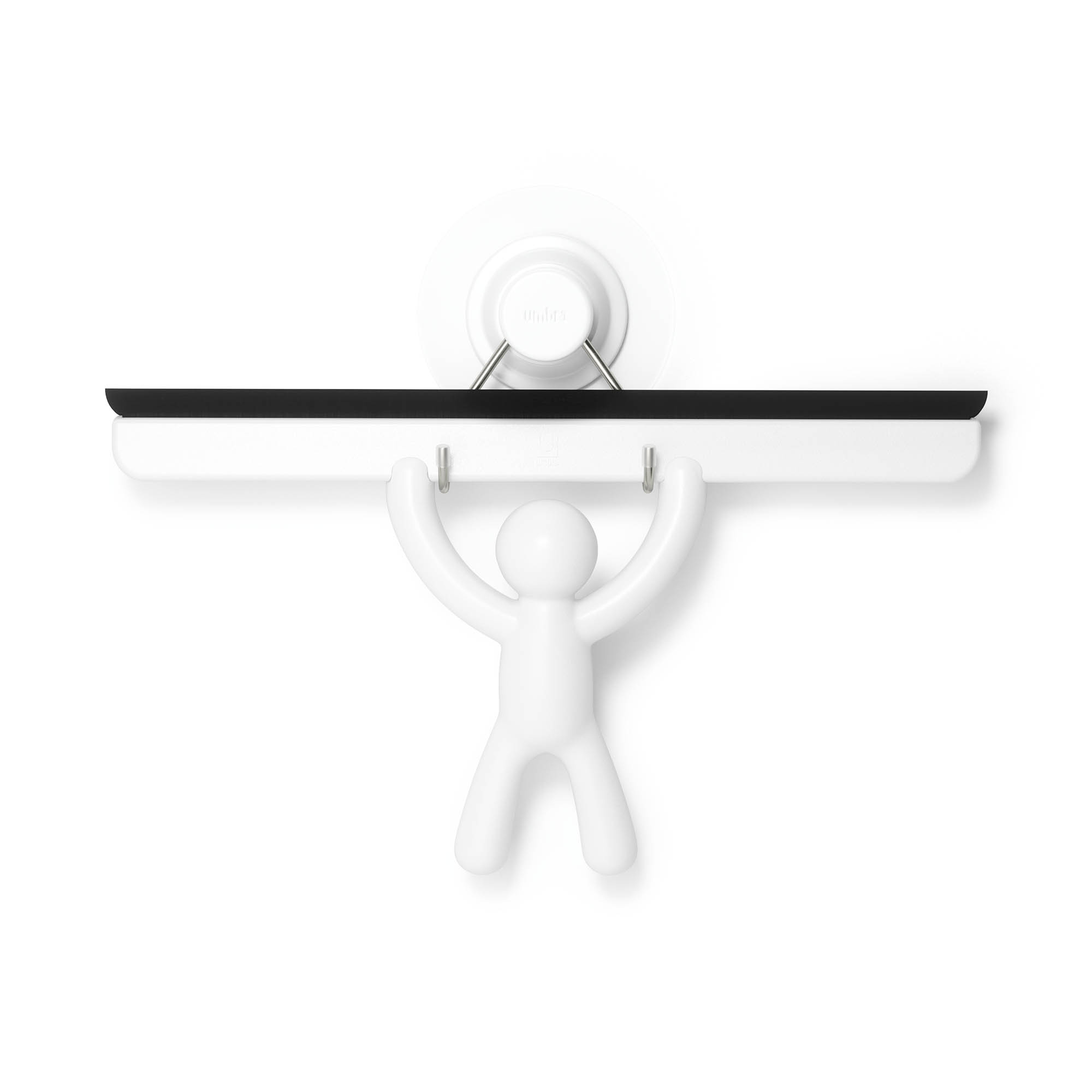 UMBRA Duschkabinenabzieher Badwischer BUDDY SQUEEGEE weiß