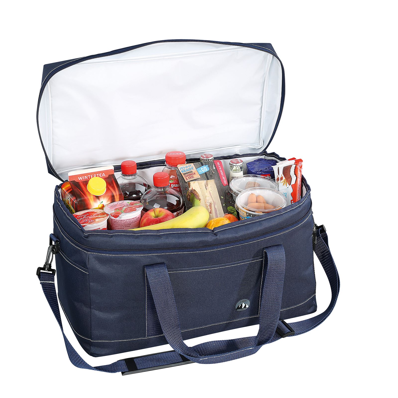 CILIO Isoliertasche MARE Jeansblau groß 25 Liter - 46 cm x 23 cm x 26 cm