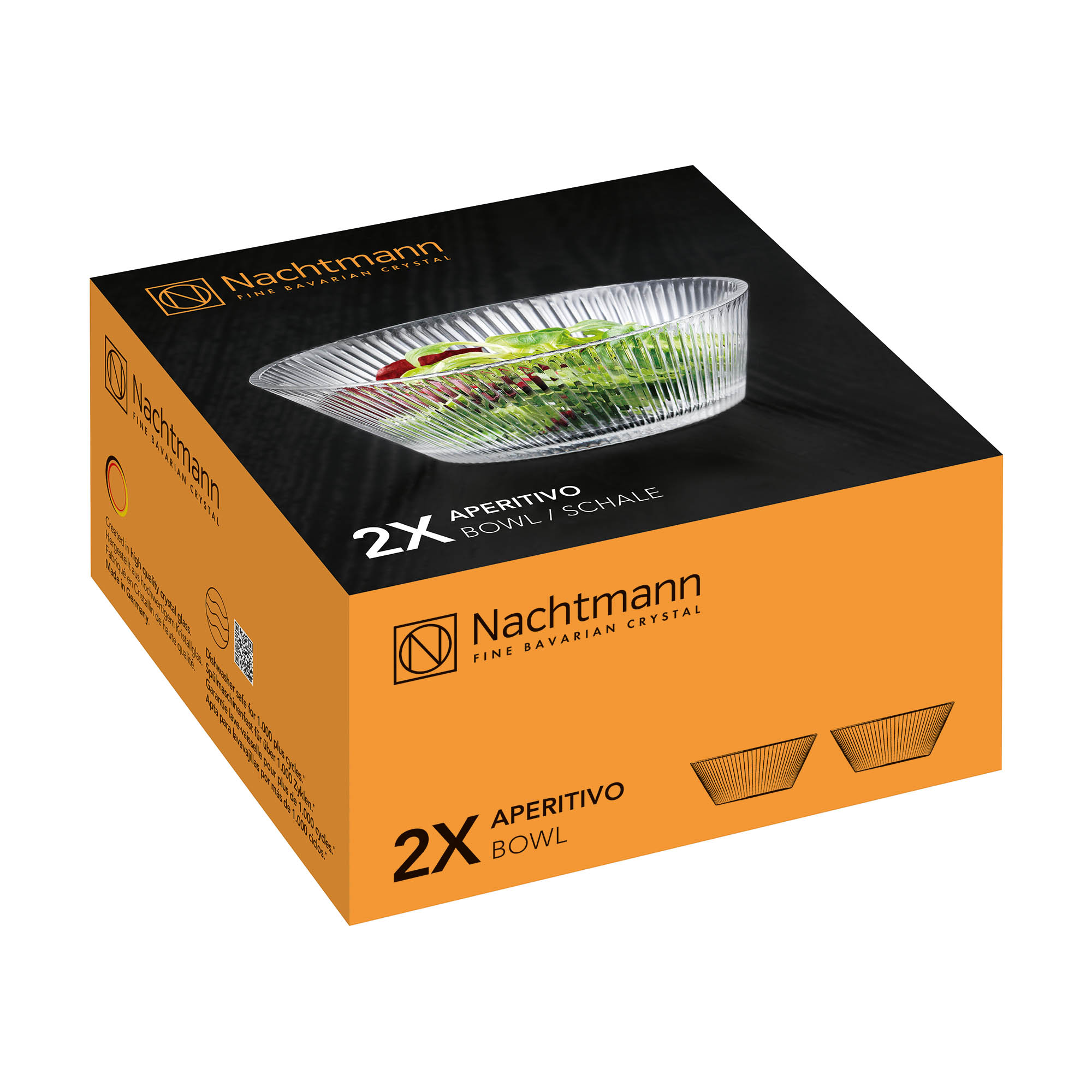 NACHTMANN Schale 15 cm APERITIVO Set mit 2 Stück