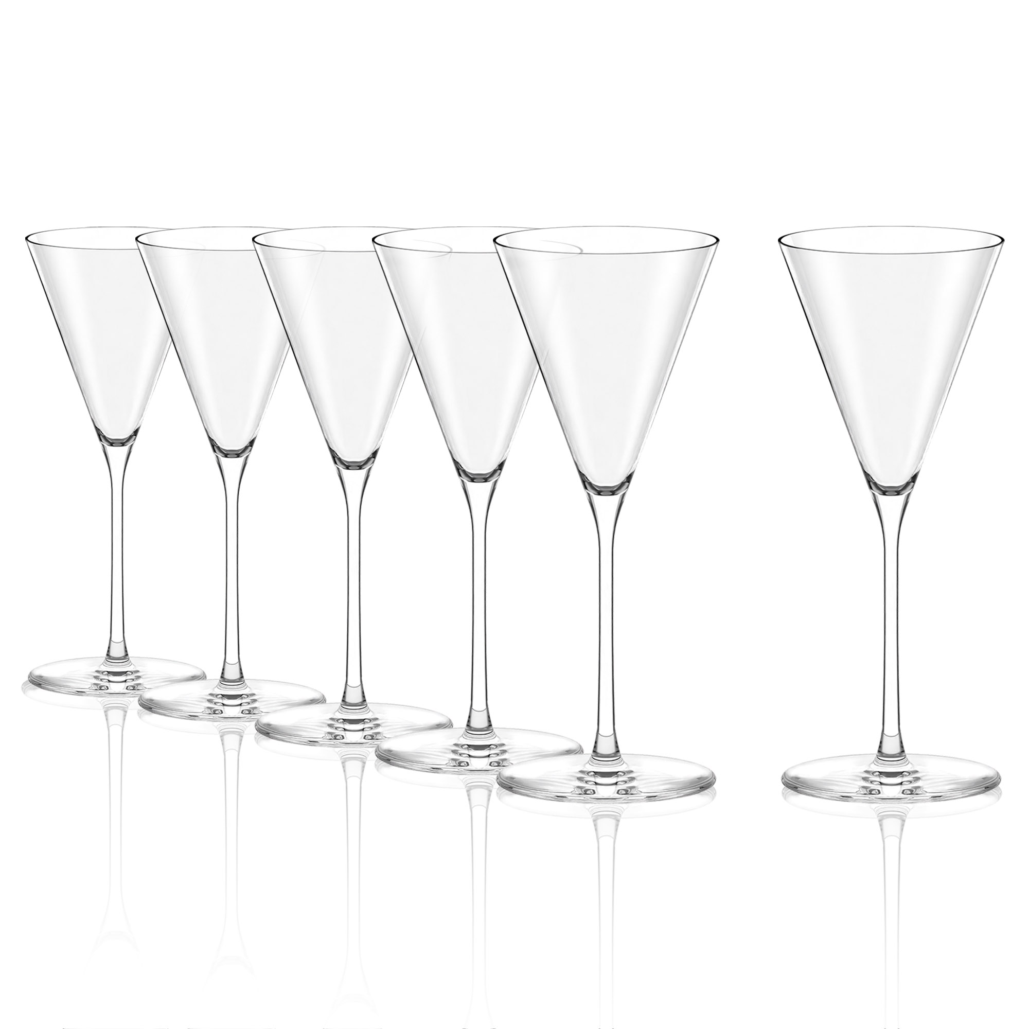 STÖLZLE LAUSITZ Bar-Serie KYOTO Martiniglas Cocktailspitz 6 Stück Inhalt 120 ml