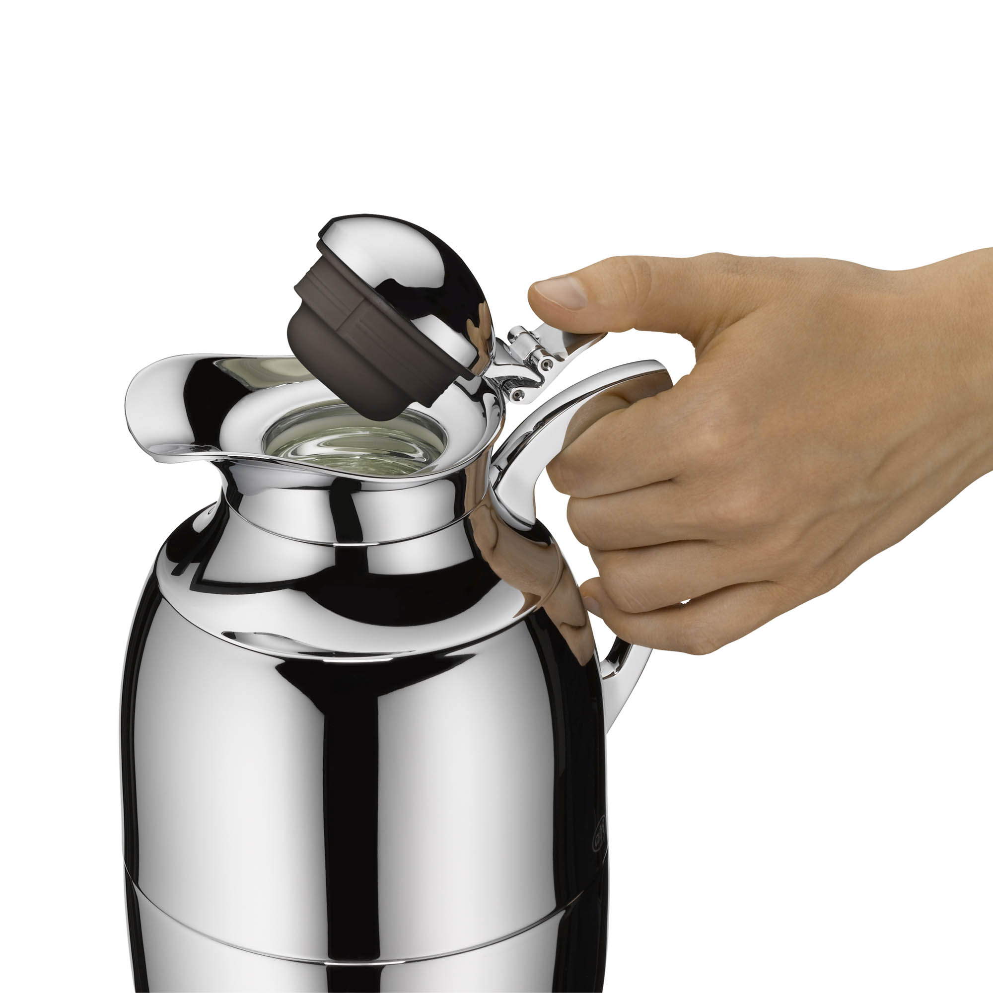 ALFI JUWEL 1.0-litre vacuum flask, chrome-plated stainless steel