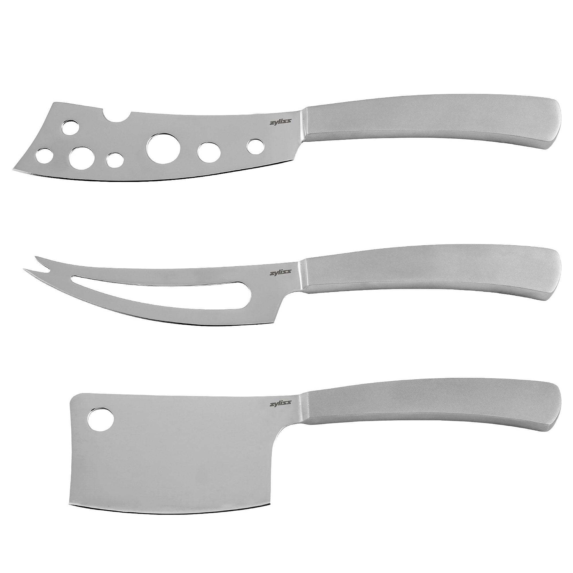 ZYLISS Kollektion SIGNATURE Käsemesser-Set 3-teilig Edelstahl