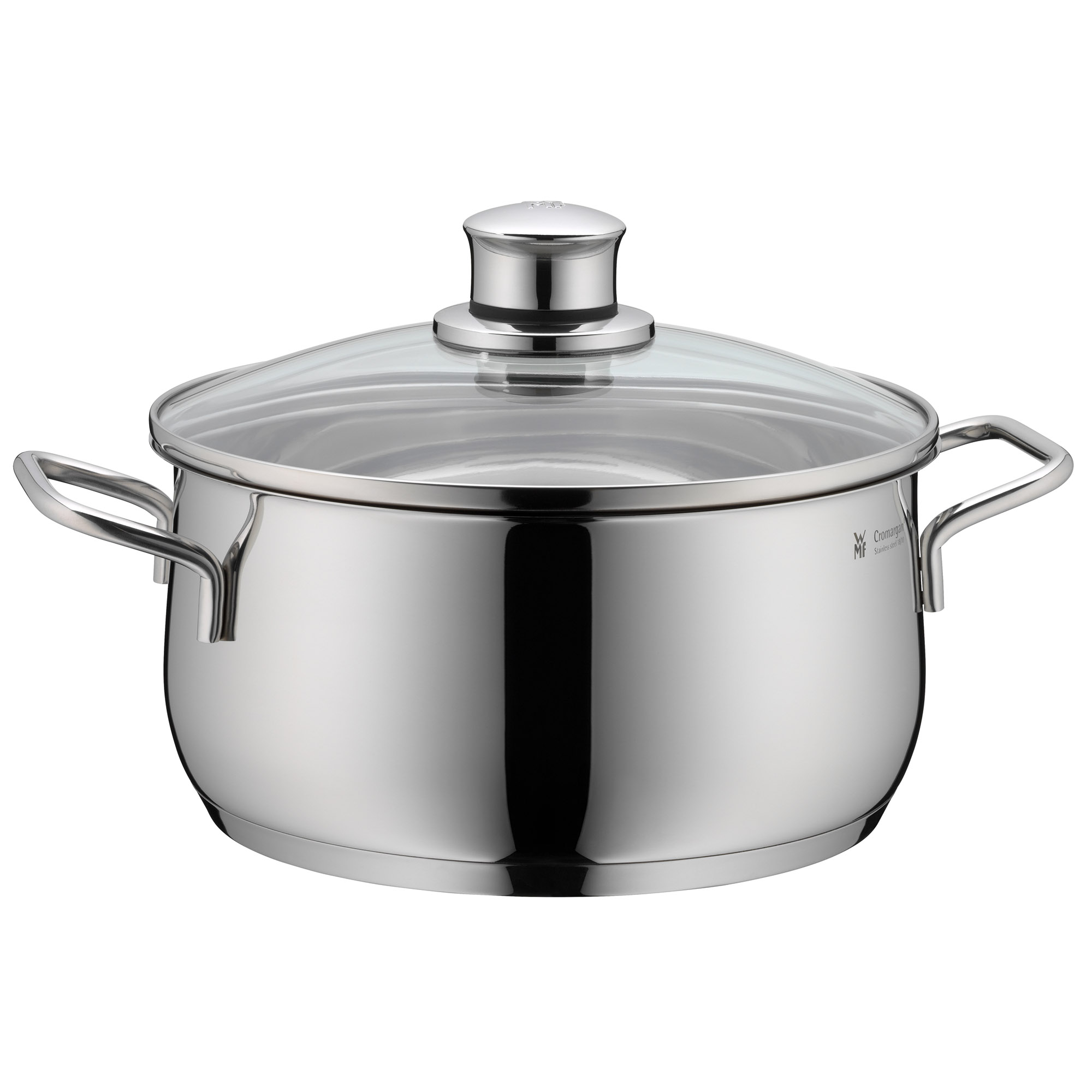 WMF Topfserie DIADEM PLUS Bratentopf 20 cm 3,0 Liter mit Glasdeckel