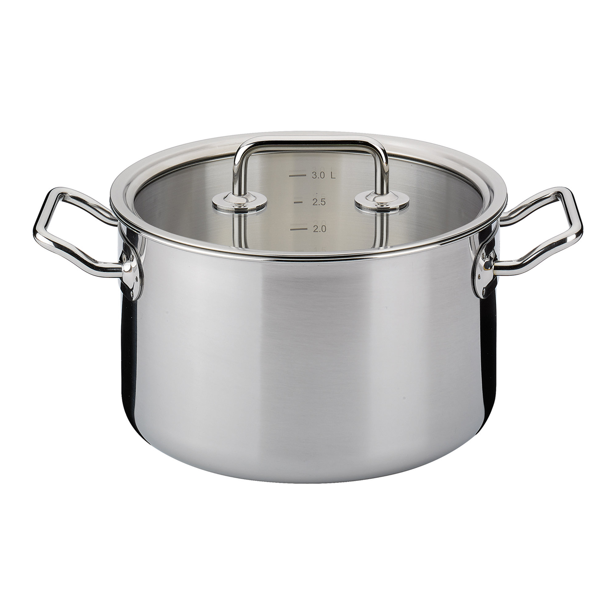 SPRING Fleischtopf BRIGADE BASIC 20 cm 3,7 Liter mit Glasdeckel INDUKTION