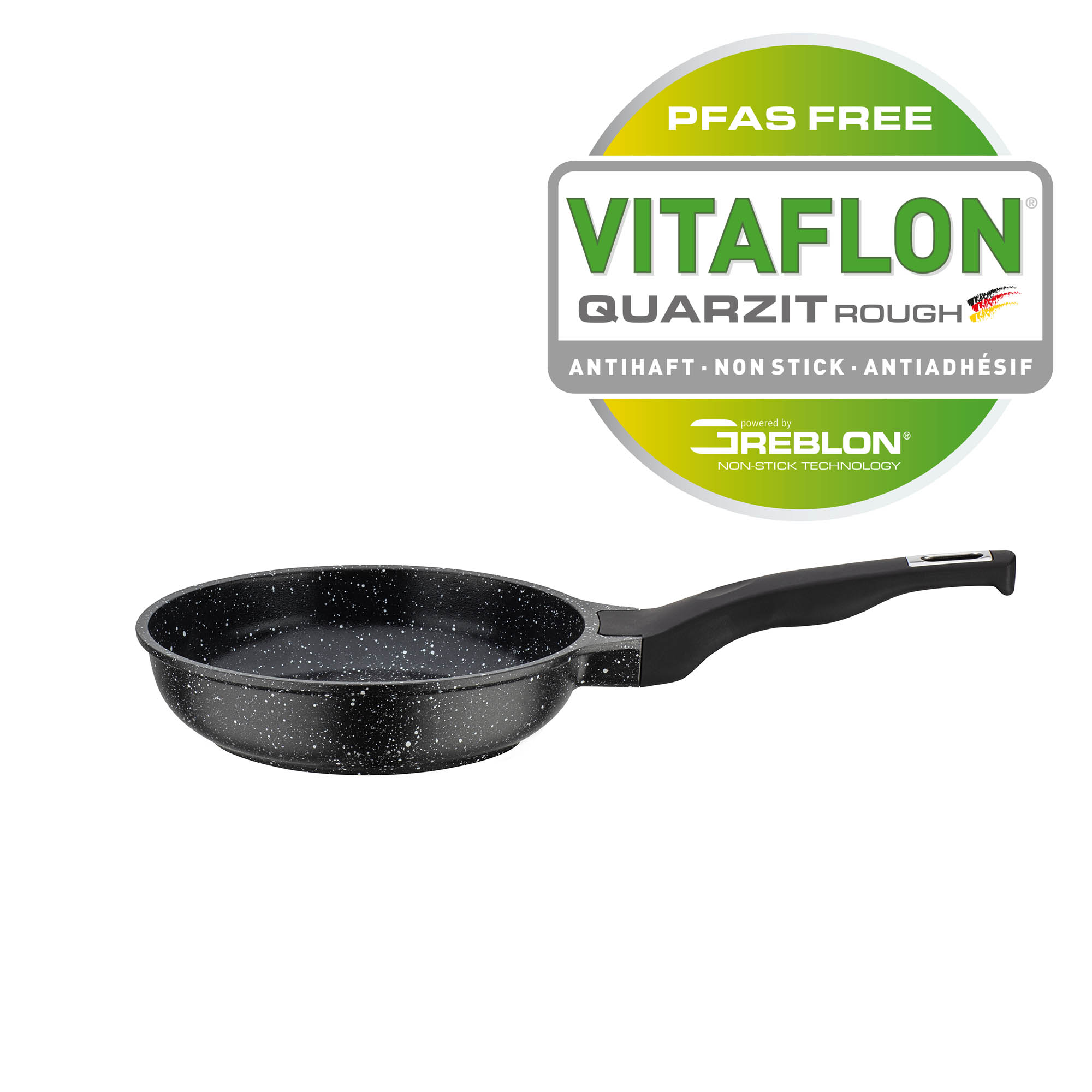 GSW Bratpfanne TITANIUM GRANIT Advanced PFAS-freie Antihaft-Beschichtung 20 cm