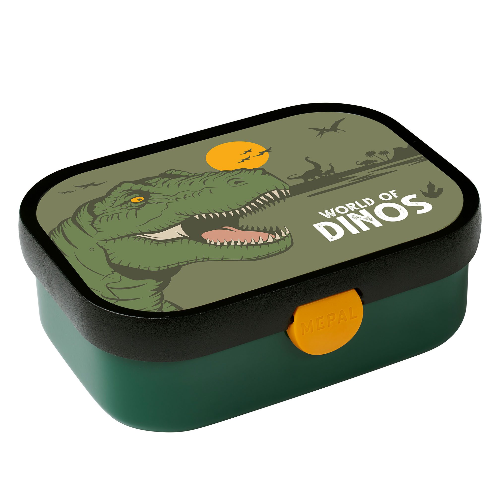 MEPAL Brotdose mit Bento-Einsatz CAMPUS 0,75 Liter Motiv Dino