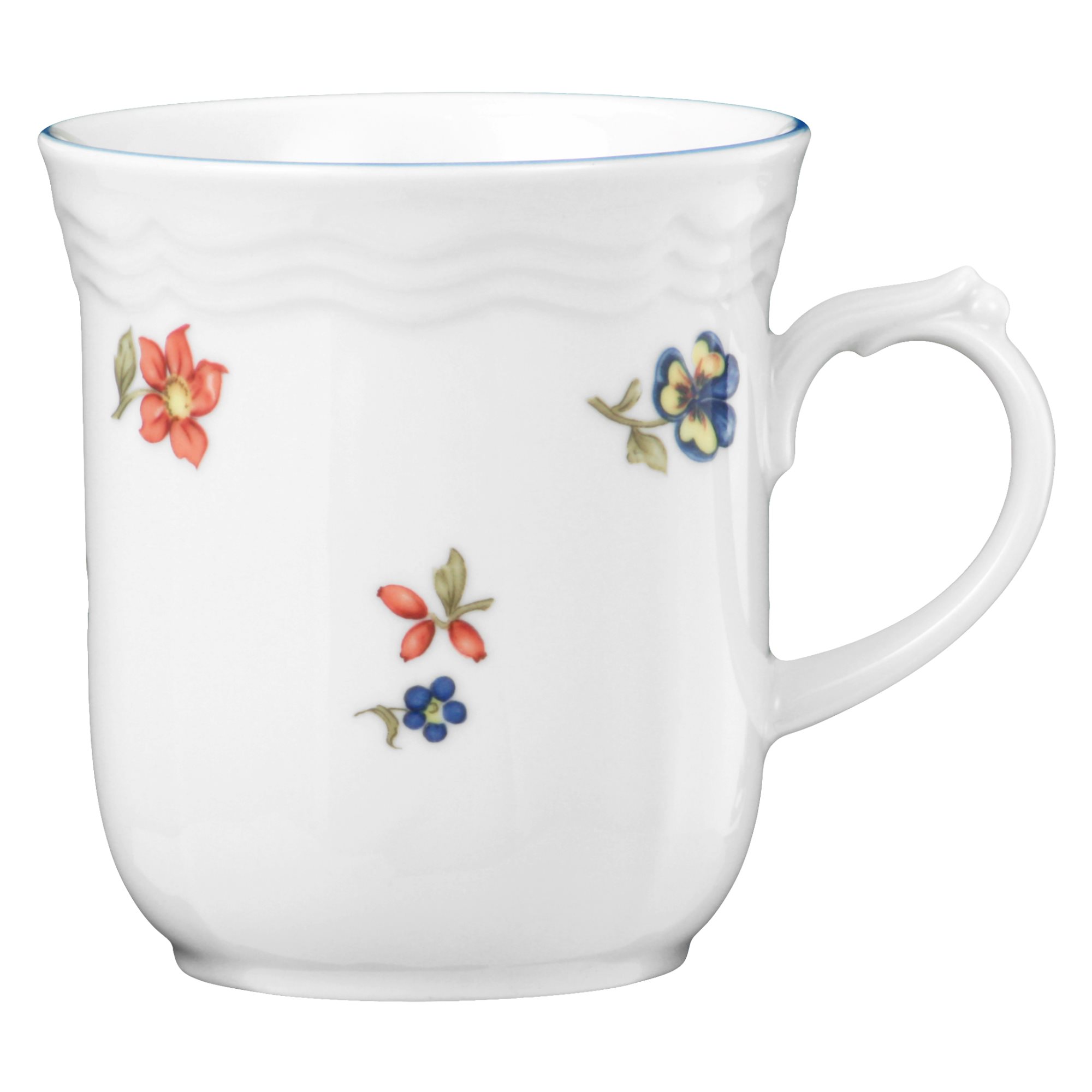 Seltmann Weiden SONATE Nostalgie 34032 Streublume Becher mit Henkel 6 Stück