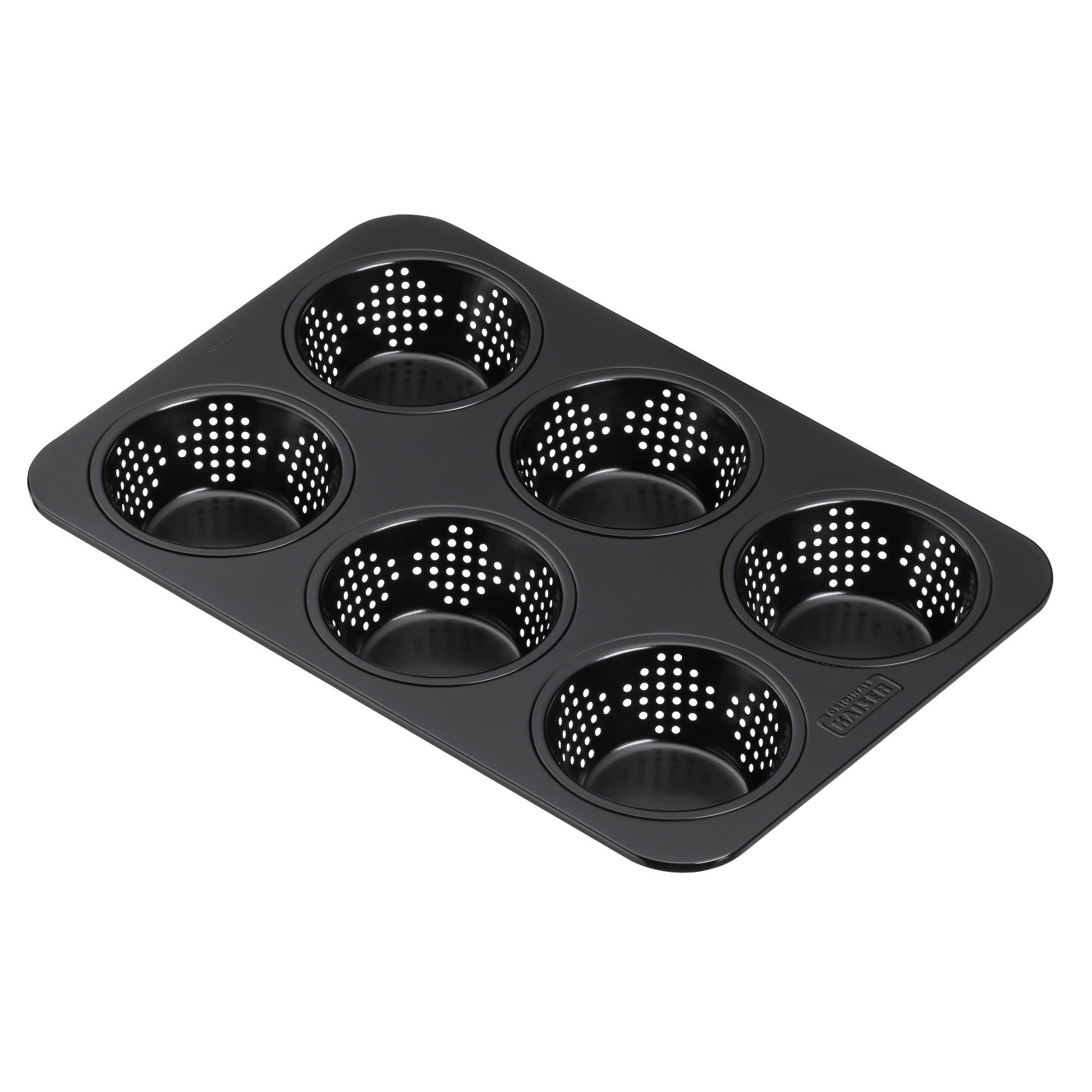 Kaiser Backform Brötchenform Inspiration perforiert, 28x19 cm, Antihaft, 6 Brötchen
