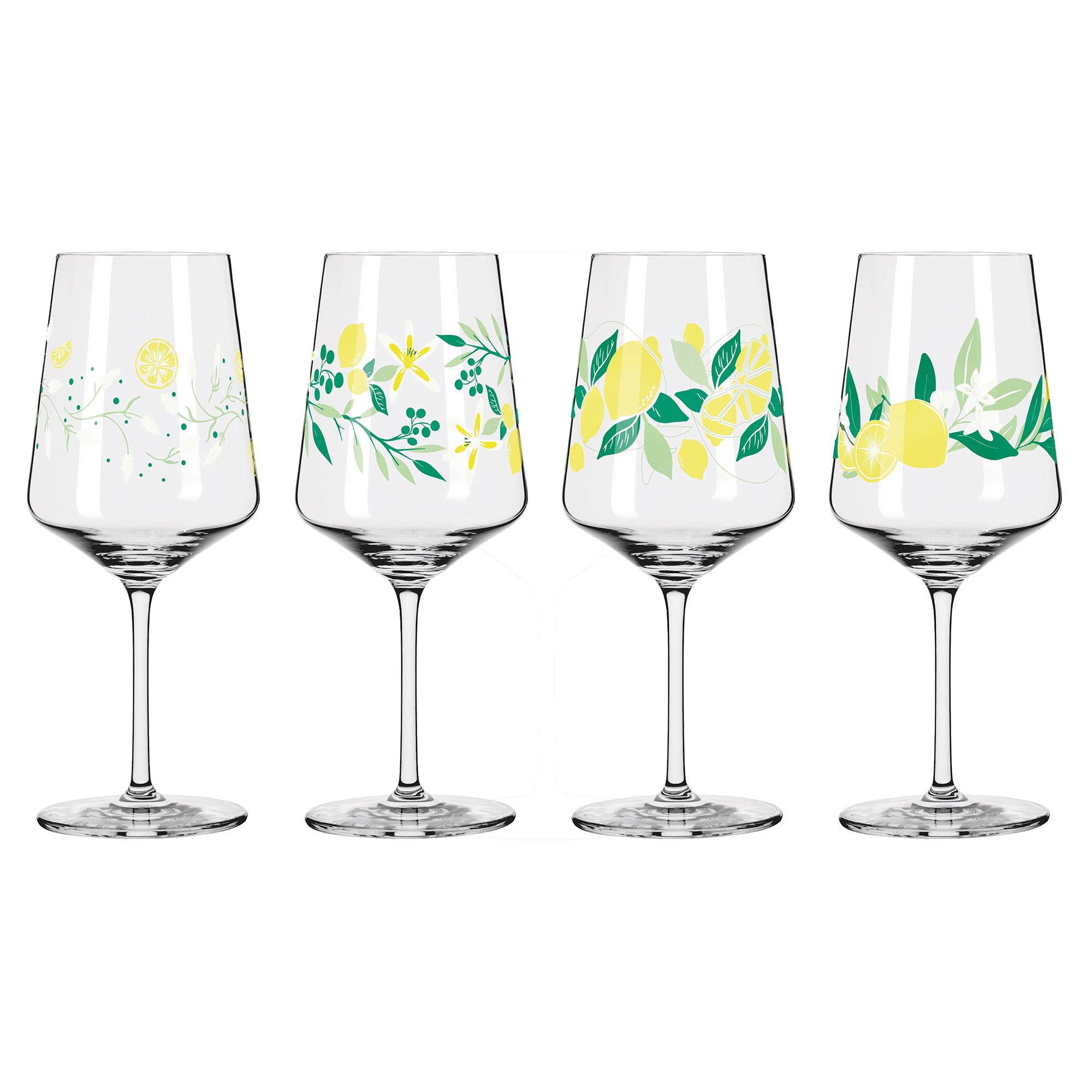 RITZENHOFF Aperitif-Glas SOMMERTAU F24 Limoncello Hugo 4er Set Inhalt je 544 ml