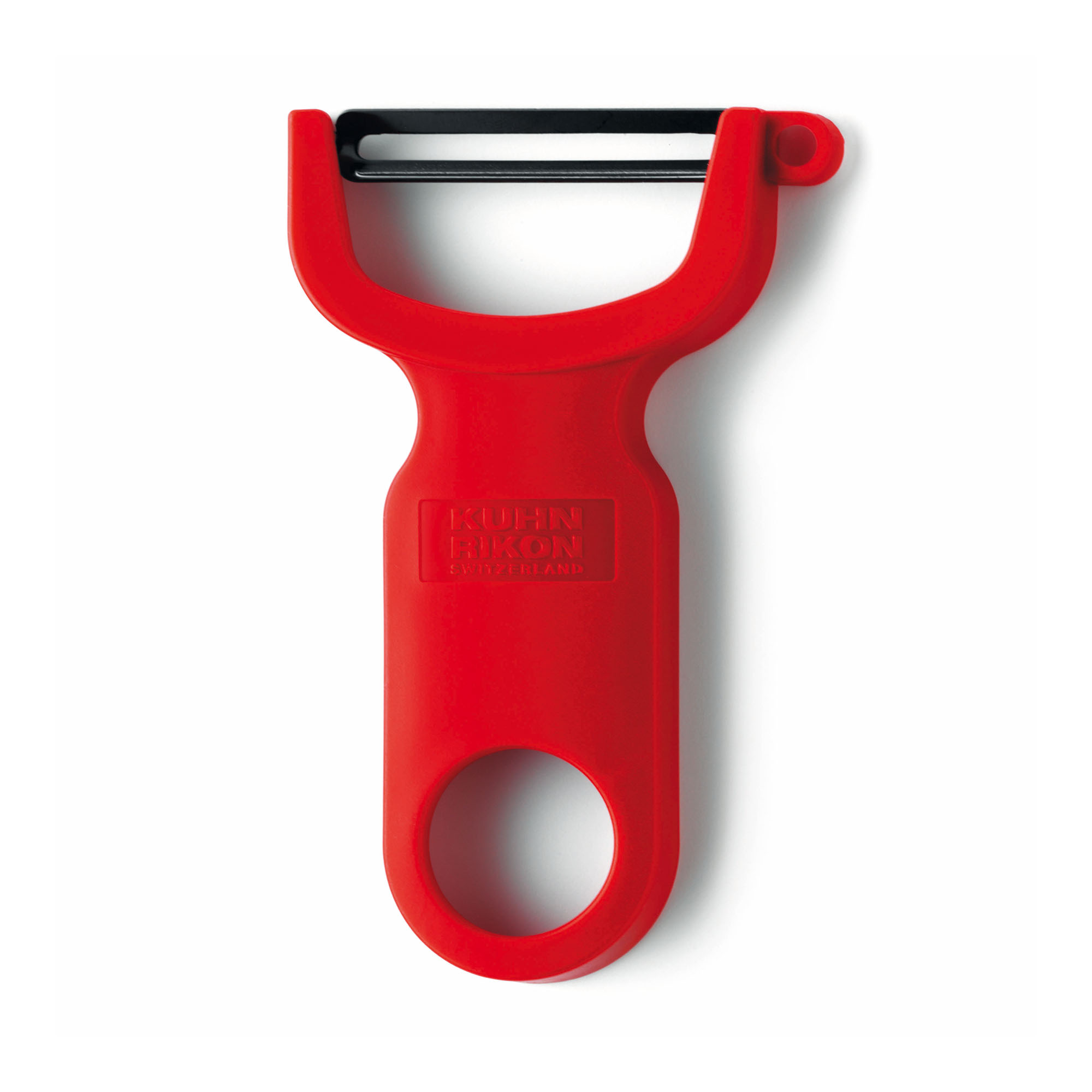 KUHN RIKON extra scharfer Sparschäler SWISS PEELER rot
