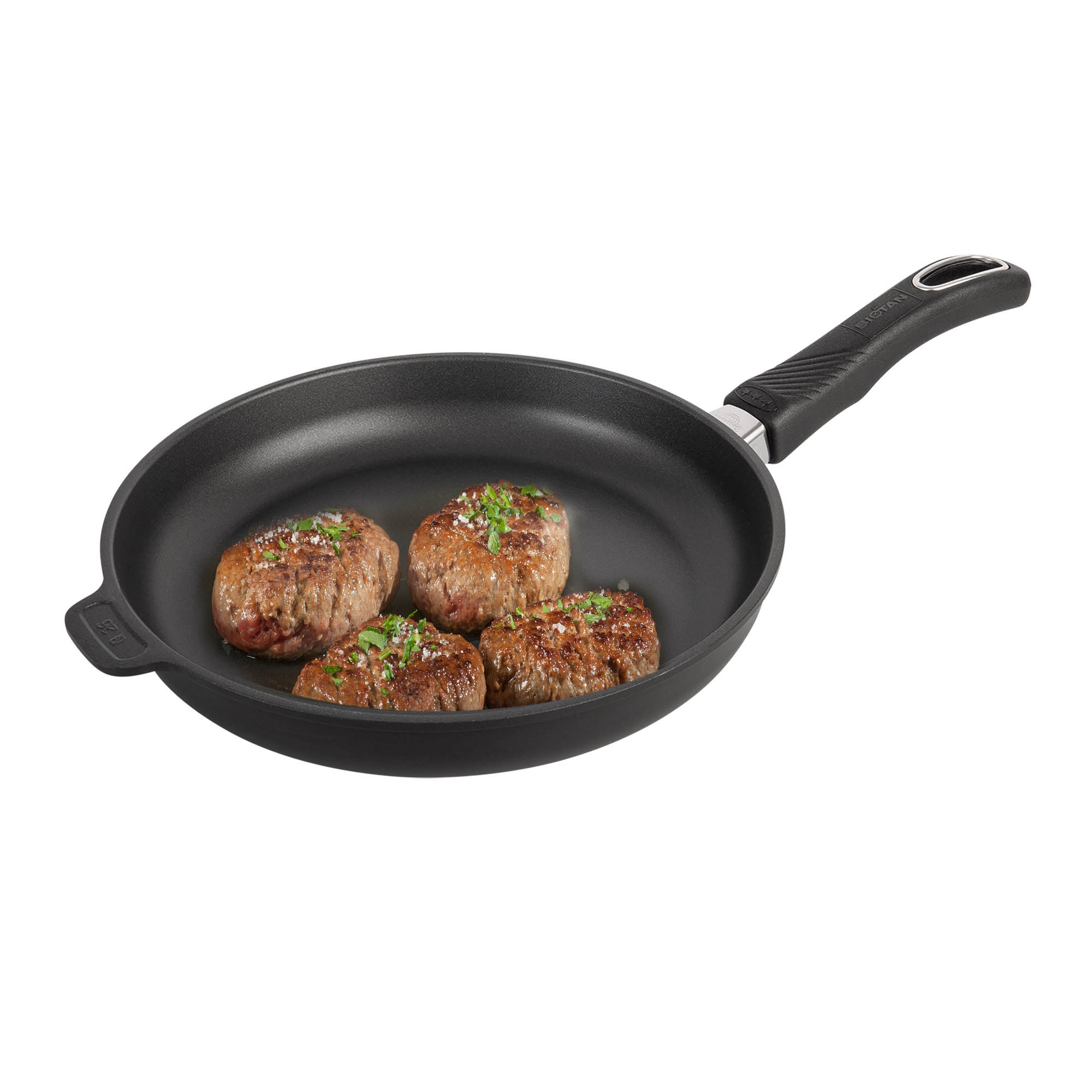 GASTROLUX Guss-Bratpfanne BIOTAN PLUS 26 cm Höhe 4,5 cm INDUKTION