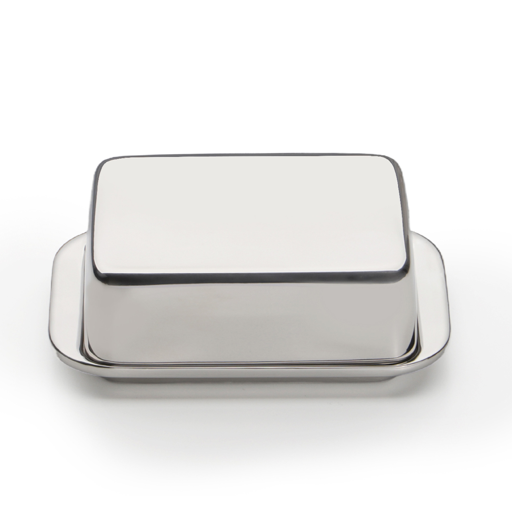 WEIS stainless steel double-walled butter dish for 250 g pieces