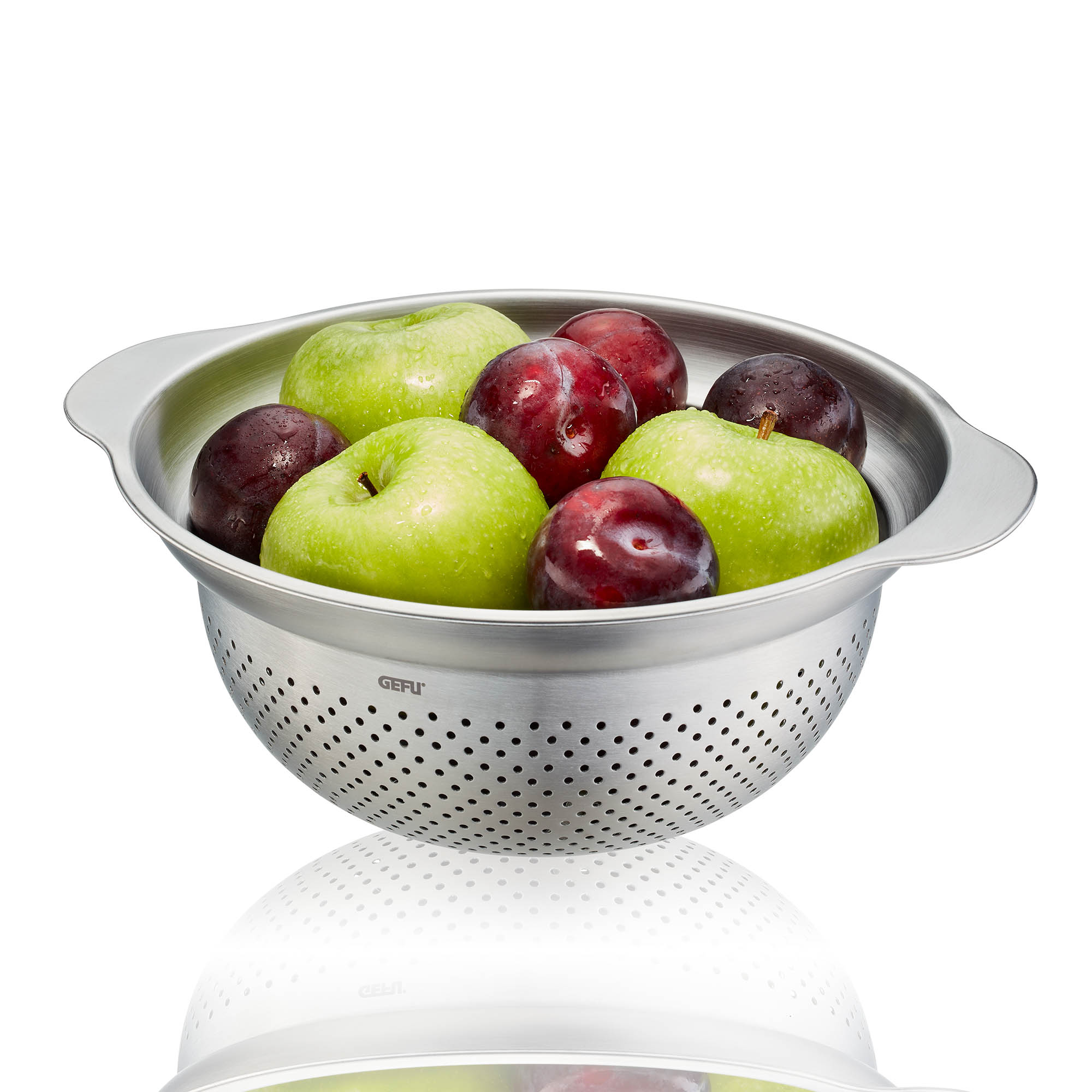 GEFU colander PREMIO stainless steel 23 cm can also be used as a steamer insert