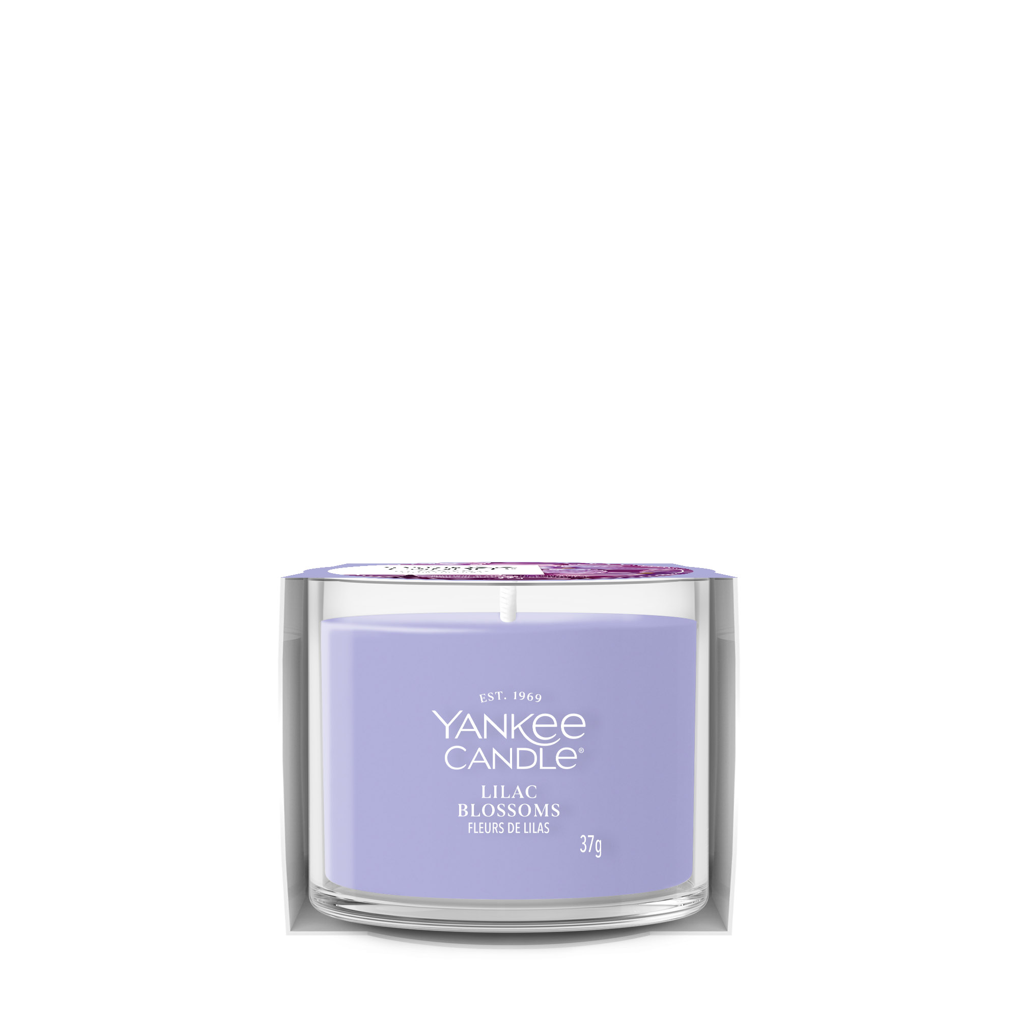 YANKEE CANDLE Glasvotivkerze LILAC BLOSSOMS 37 g Duftkerze