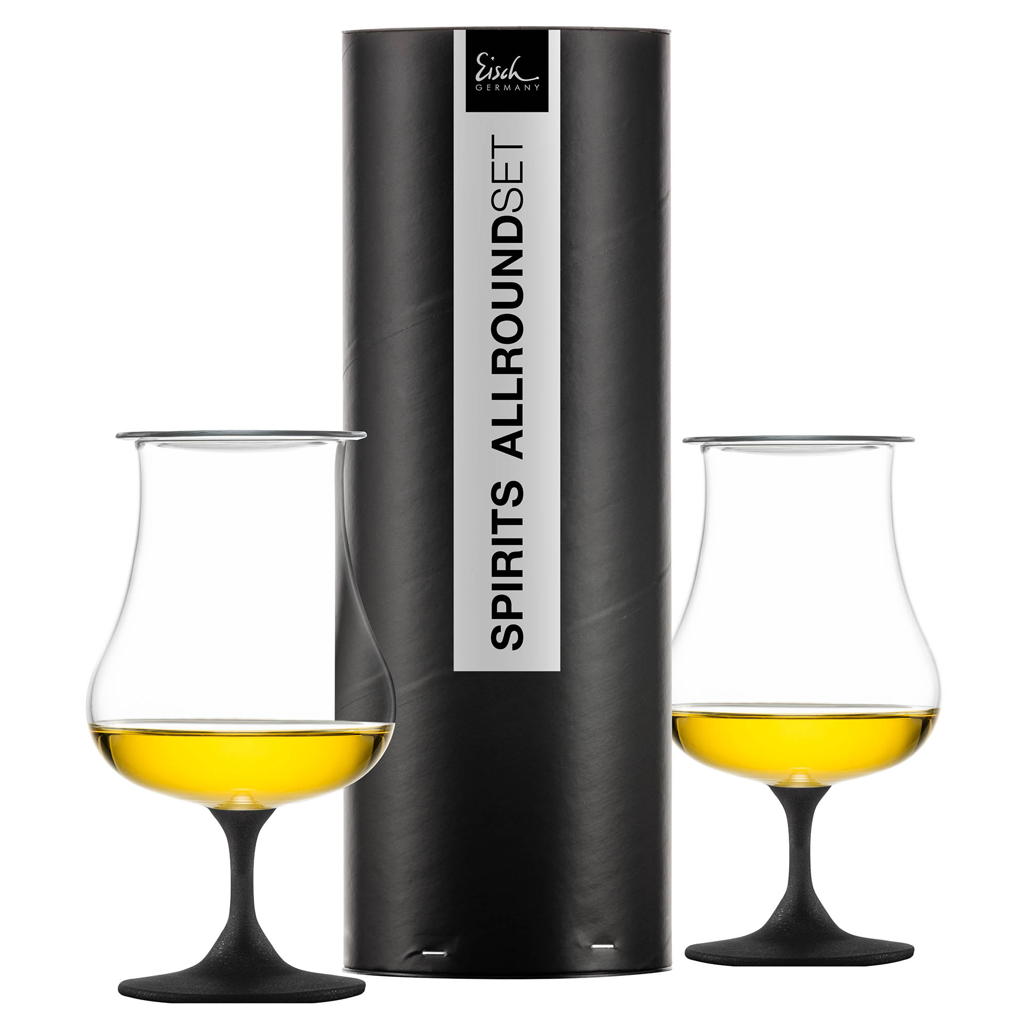 EISCH Spirituosenglas GENTLEMAN schwarz 2 Stück im Geschenkset Inhalt je 220 ml