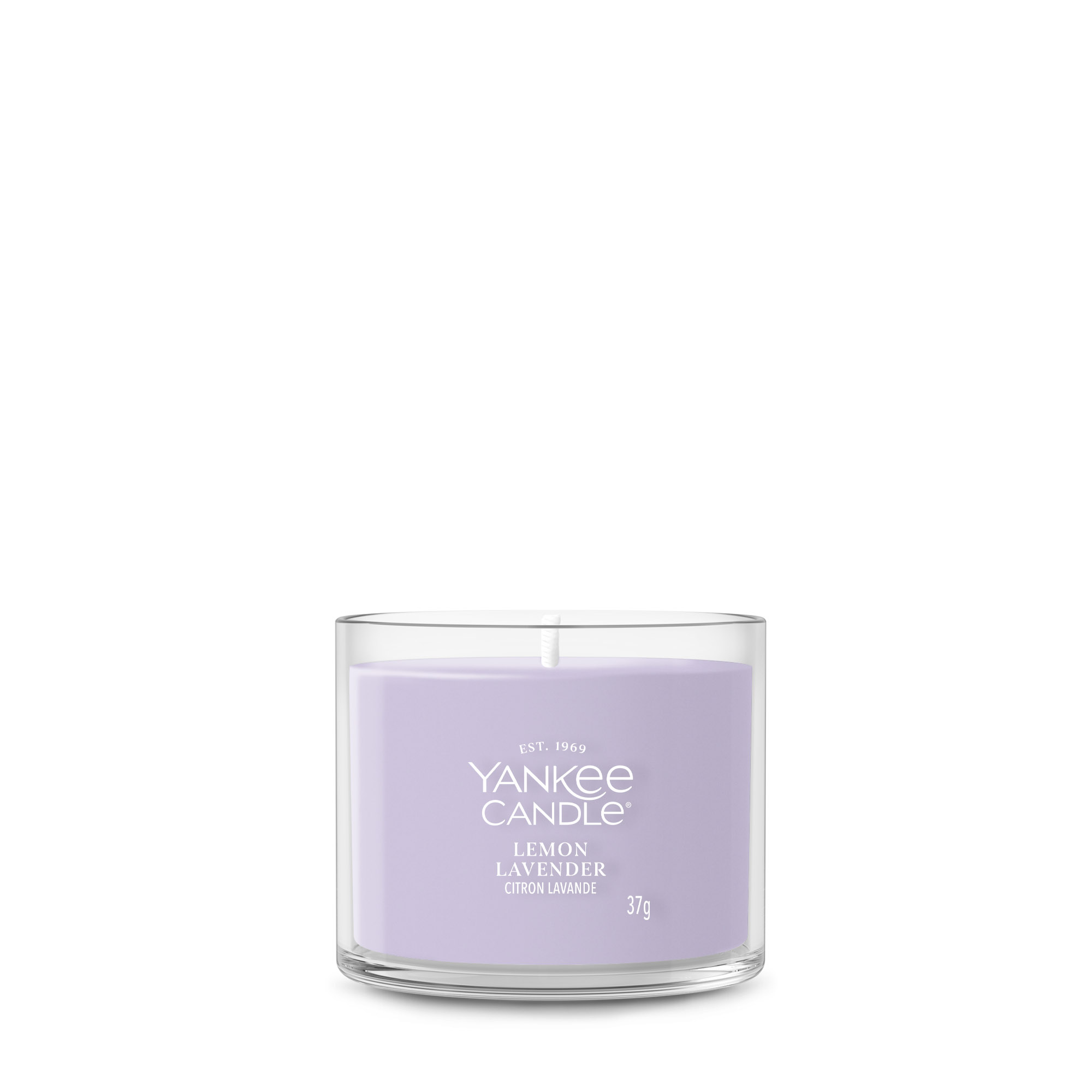 YANKEE CANDLE Glasvotivkerze LEMON LAVENDER  37 g Duftkerze