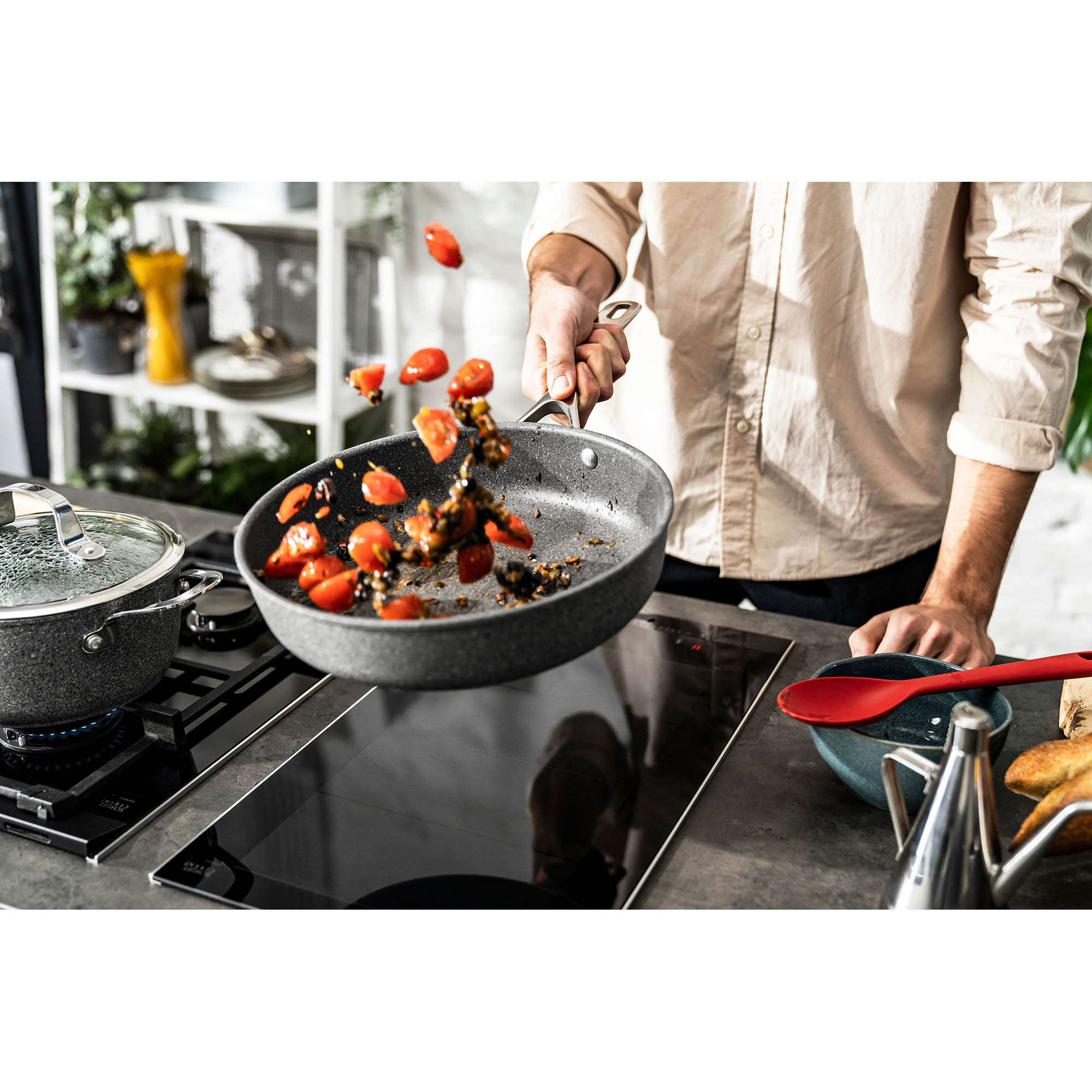 BALLARINI Bratpfanne SALINA 28 cm CERAFORCE Keramikbeschichtung PFAS-frei
