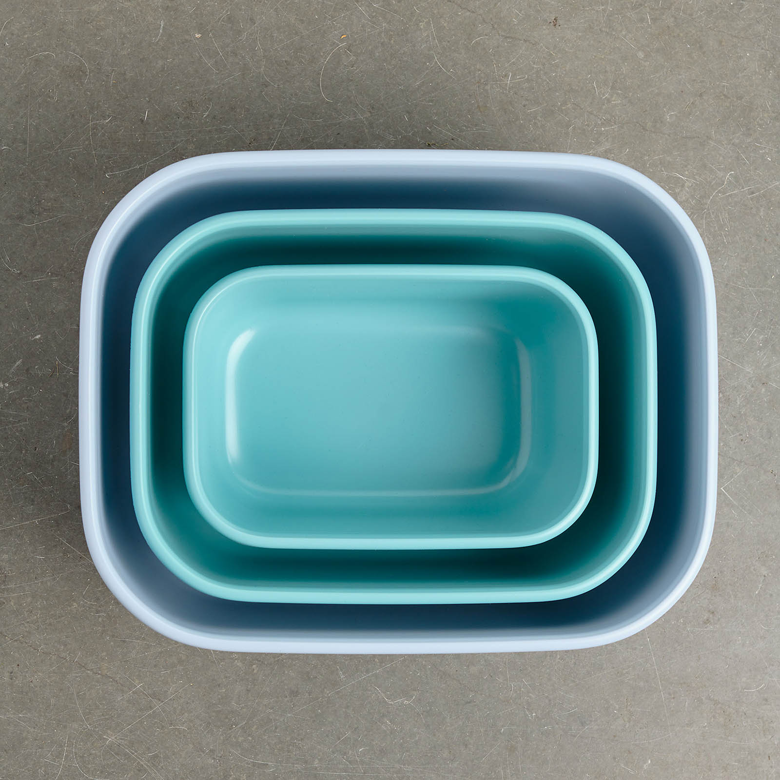 MEPAL Multischüssel CIRQULA rechteckig flach 0,5 Liter nordic sage