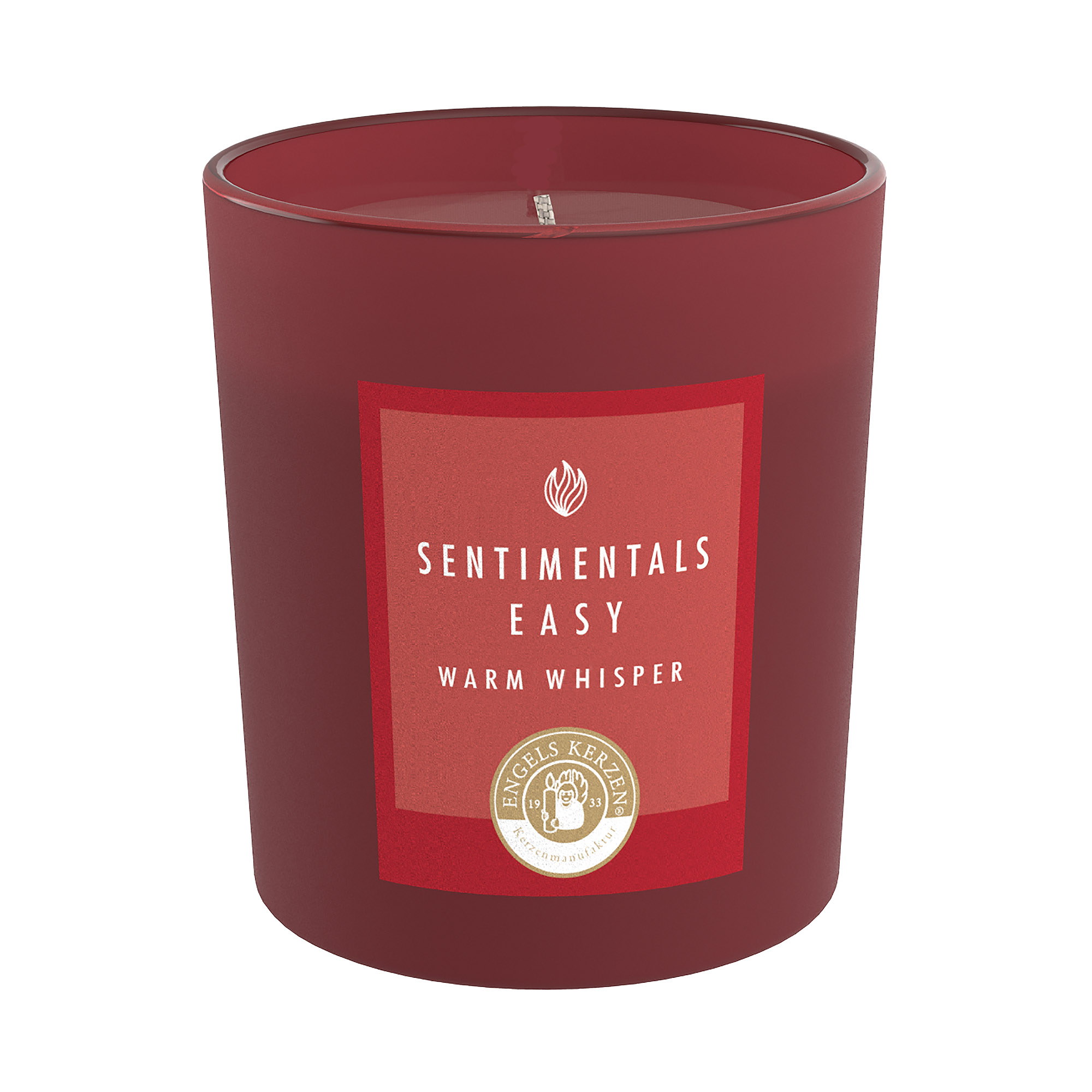ENGELS CANDLES Scented candle in a glass jar SENTIMENTALS EASY Warm Whisper 150 g