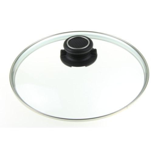 GASTROLUX Glasdeckel rund 32 cm für Pfannen und Töpfe
