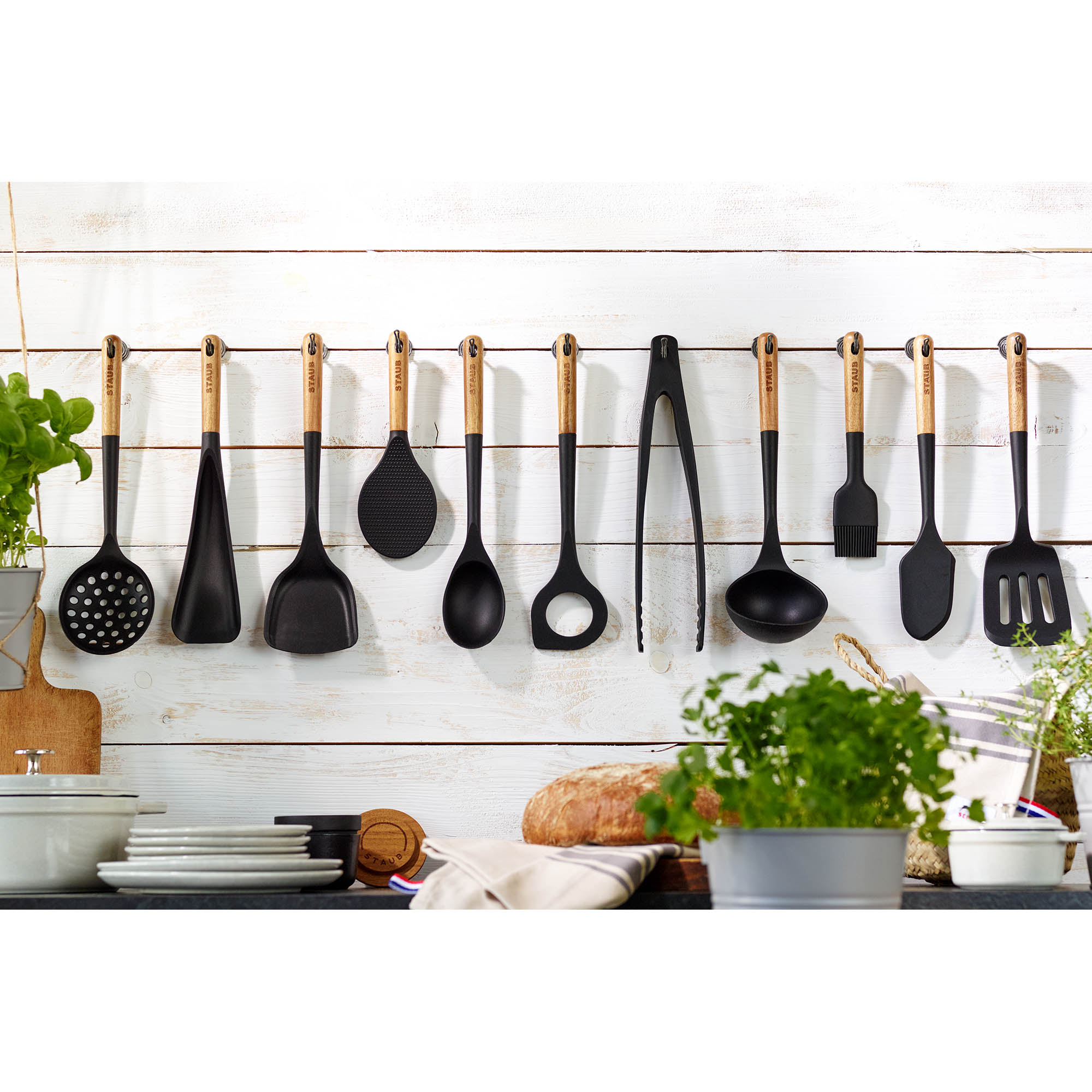 STAUB France Schaumlöffel Schaumkelle Silikon für beschichtete Oberflächen