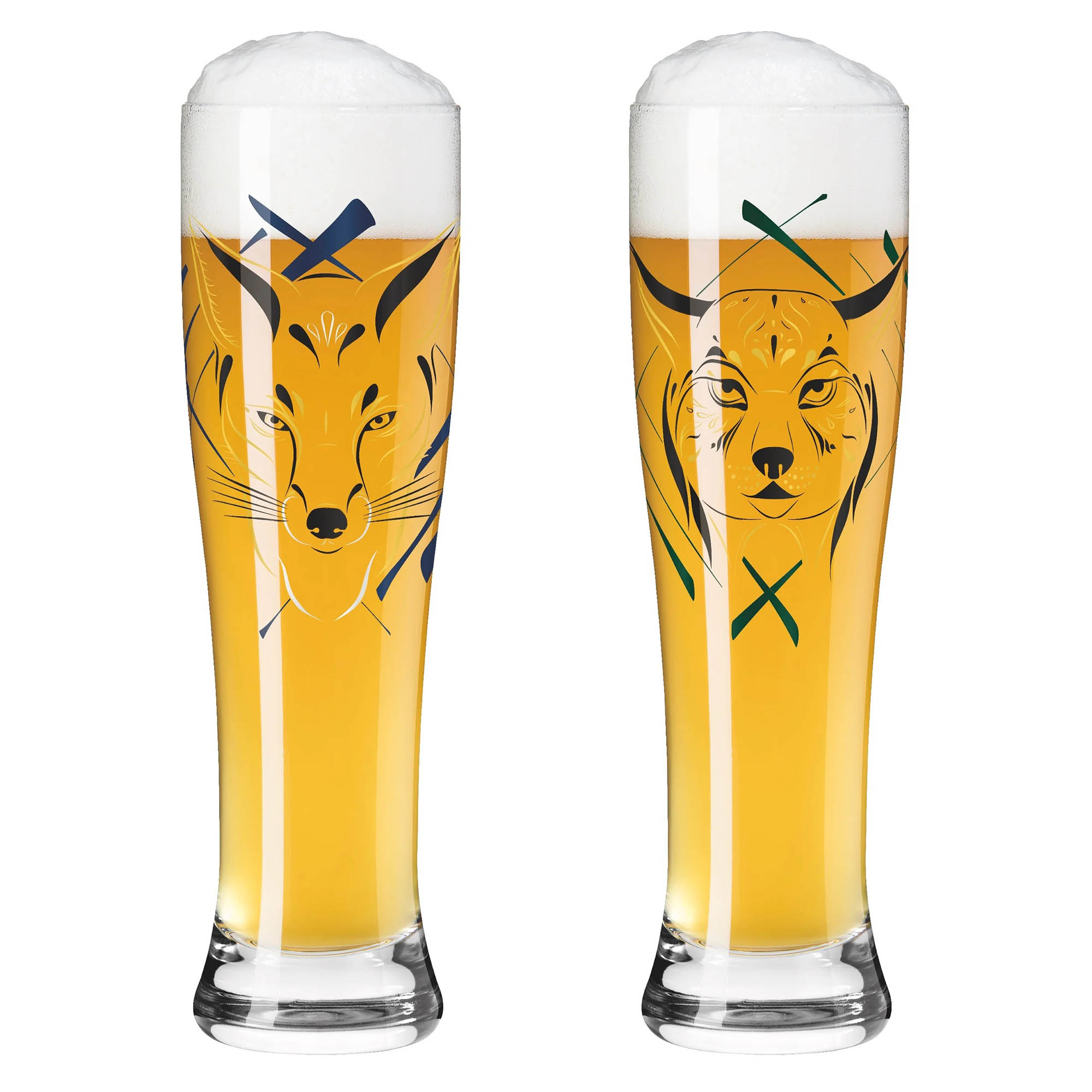 RITZENHOFF Weizenbierglas Weißbierglas BRAUCHZEIT #23 / #24 Set 2 Stück je 646 ml