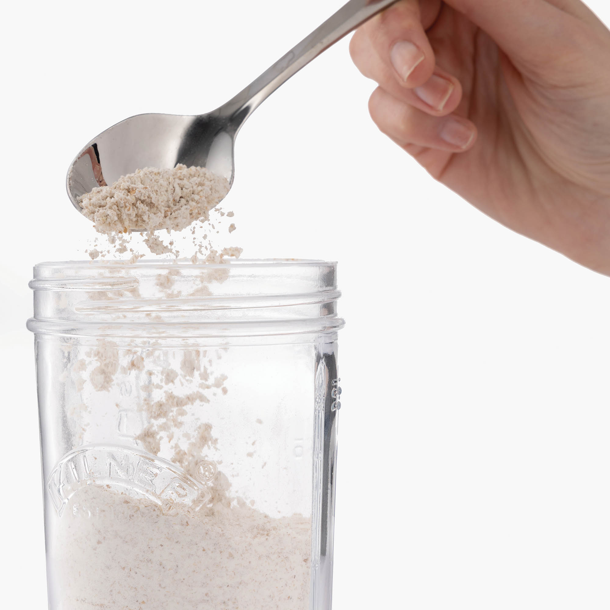 KILNER Sieve Jar Set: 0.5-litre storage jar with sieve insert