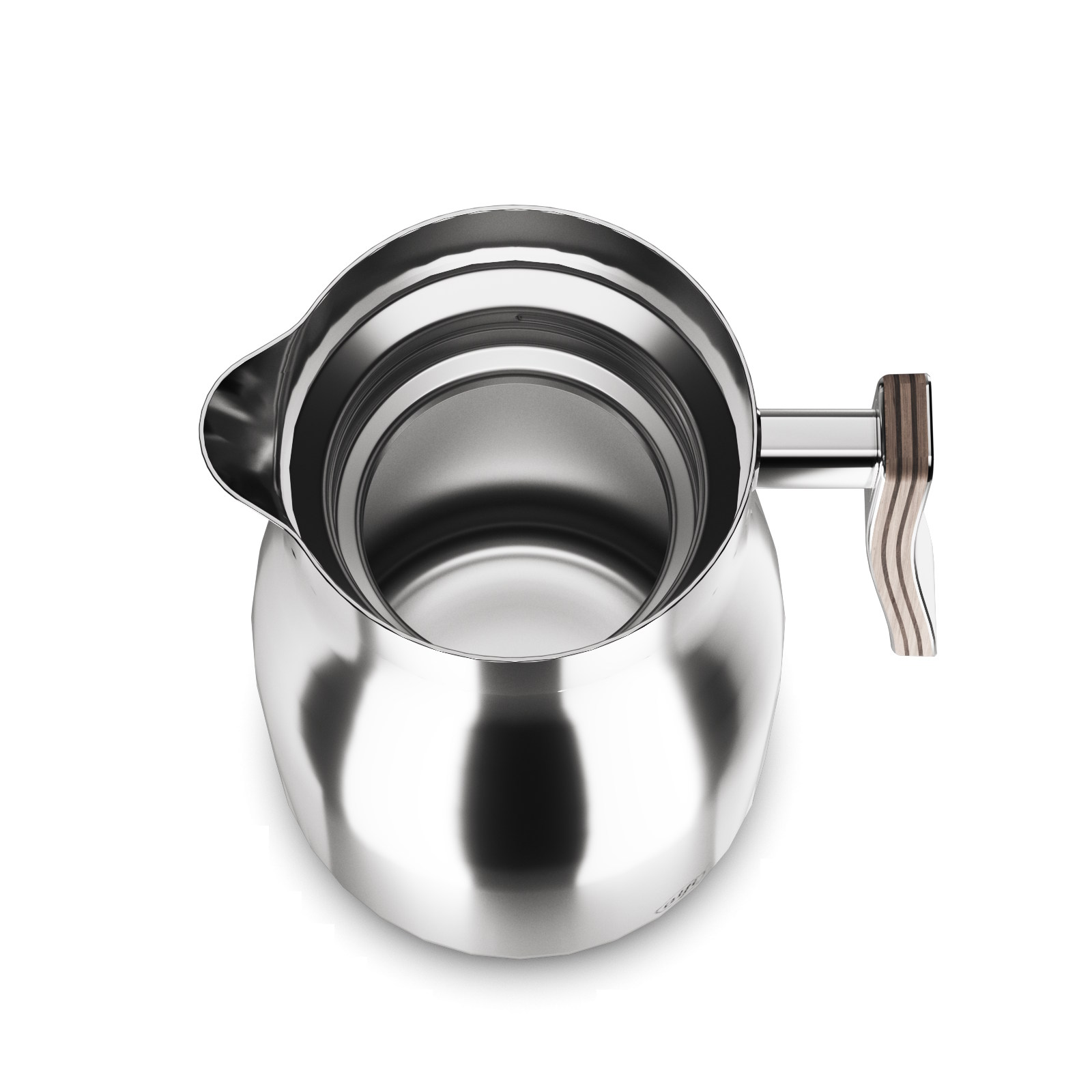ALFI STUDIO ALLURE 1.0-litre 8-cup vacuum flask, polished stainless steel