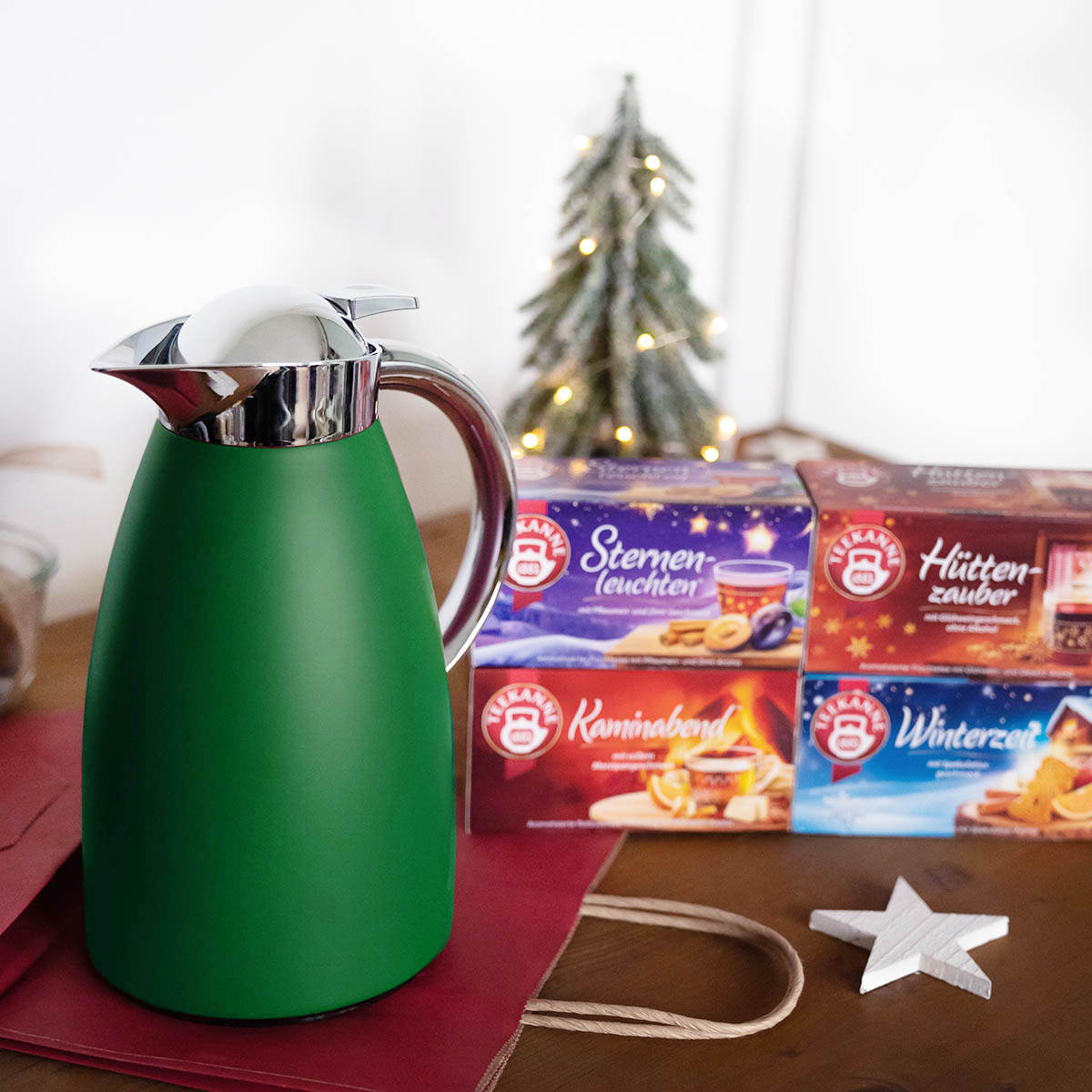 ALFI Isolierkanne SIGNO 1,0 Liter Edelstahl lackiert, satin green matt