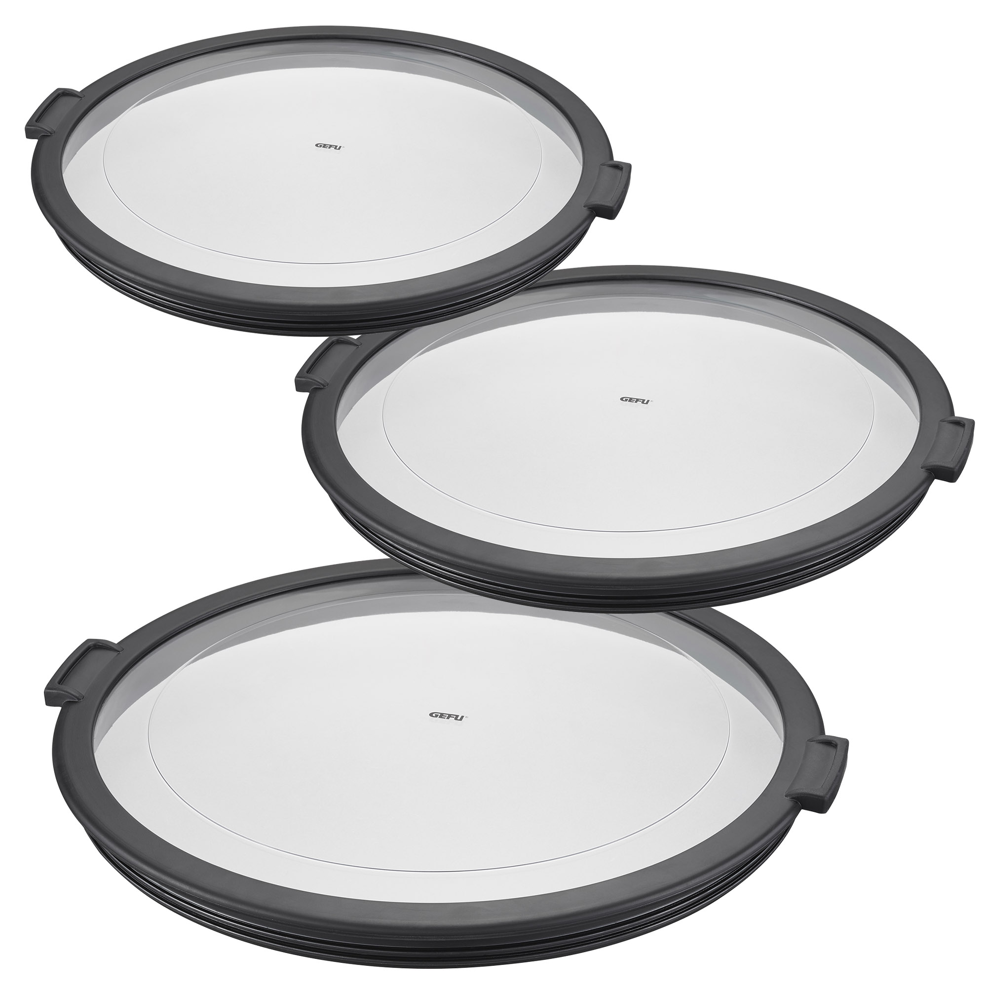 GEFU MONDI stainless steel bowl set with lid 1 / 2.5 / 4.5 litres