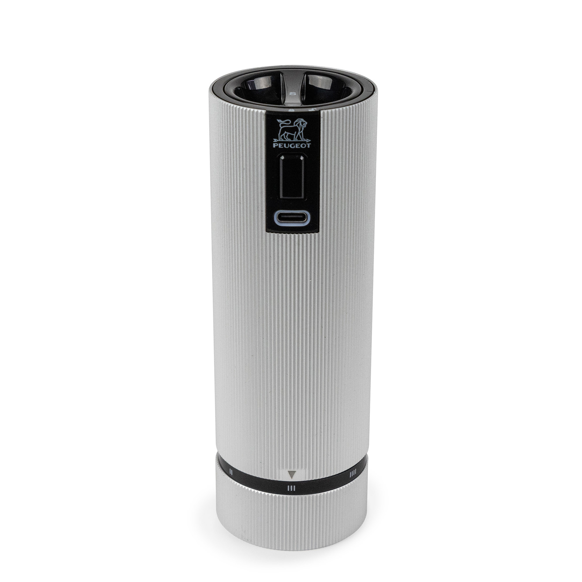 PEUGEOT Elektrische Salzmühle LINE ELECTRIC U'Select Z ZIRLION-Mahlwerk 15 cm grau